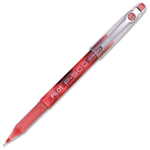 Pilot Precise P-500 Extra Fine Point Gel Rolling Ball Pens - 10 Pack Red Ink - Perfect for Note Taking, Journaling & Office Work