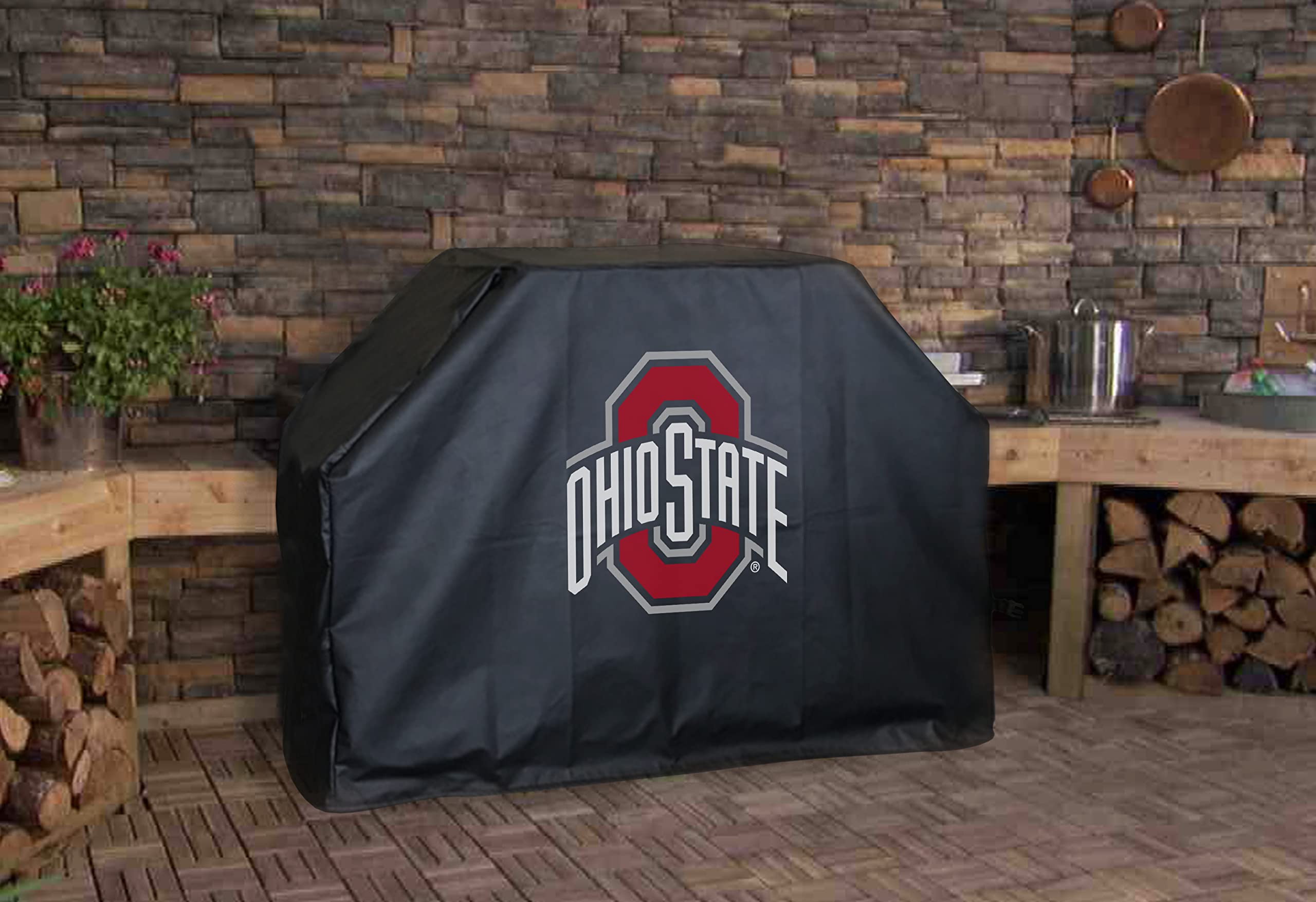 Holland Bar Stool Co. Central Michigan Heavy Duty Waterproof Grill Cover for Outdoor BBQ, Gas & Charcoal Grills - All Weather Protection for Patio, Deck & Backyard Use