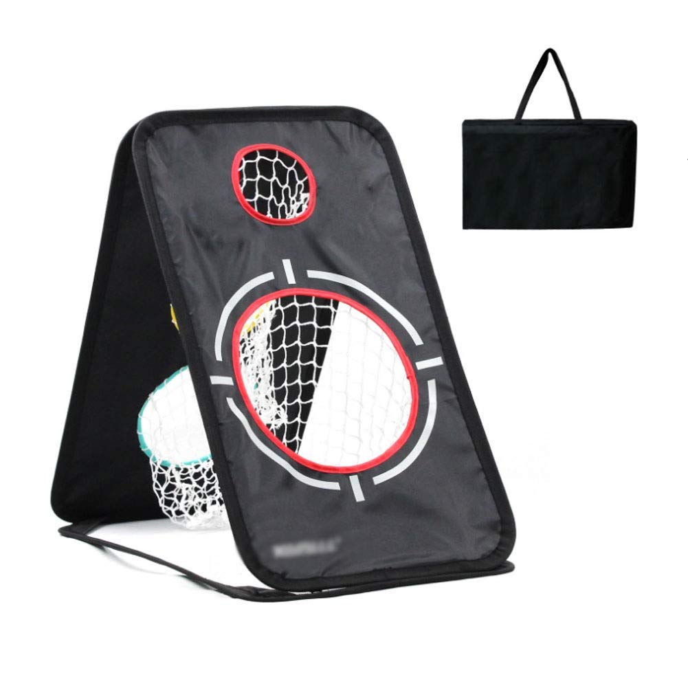 HLR Golf Chipping Net - Portable Golf Practice Hitting Net for Adults & Kids, Indoor/Outdoor Training Aid with Carry Bag - Perfect for Backyard, Driving Range & Home Golf Cage Practice