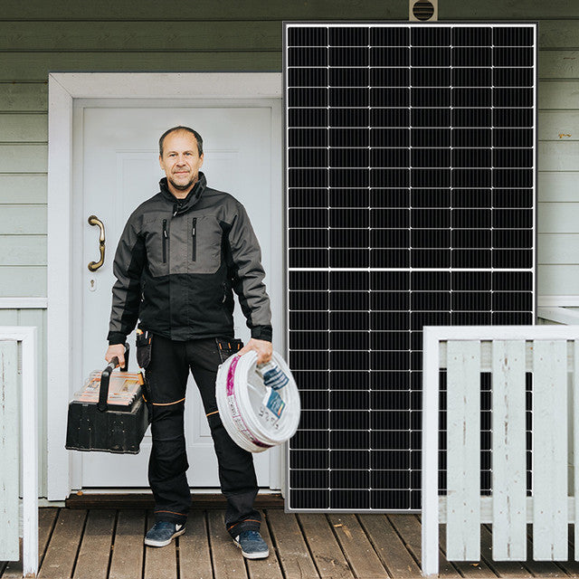Renogy 550W Bifacial Monocrystalline Solar Panel - High Efficiency Solar Module for Home, RV, and Off-Grid Power Systems