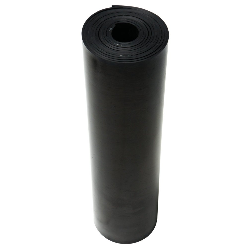 High-Quality SBR Rubber Sheet 60 Shore A, Black, Smooth Finish, 0.062