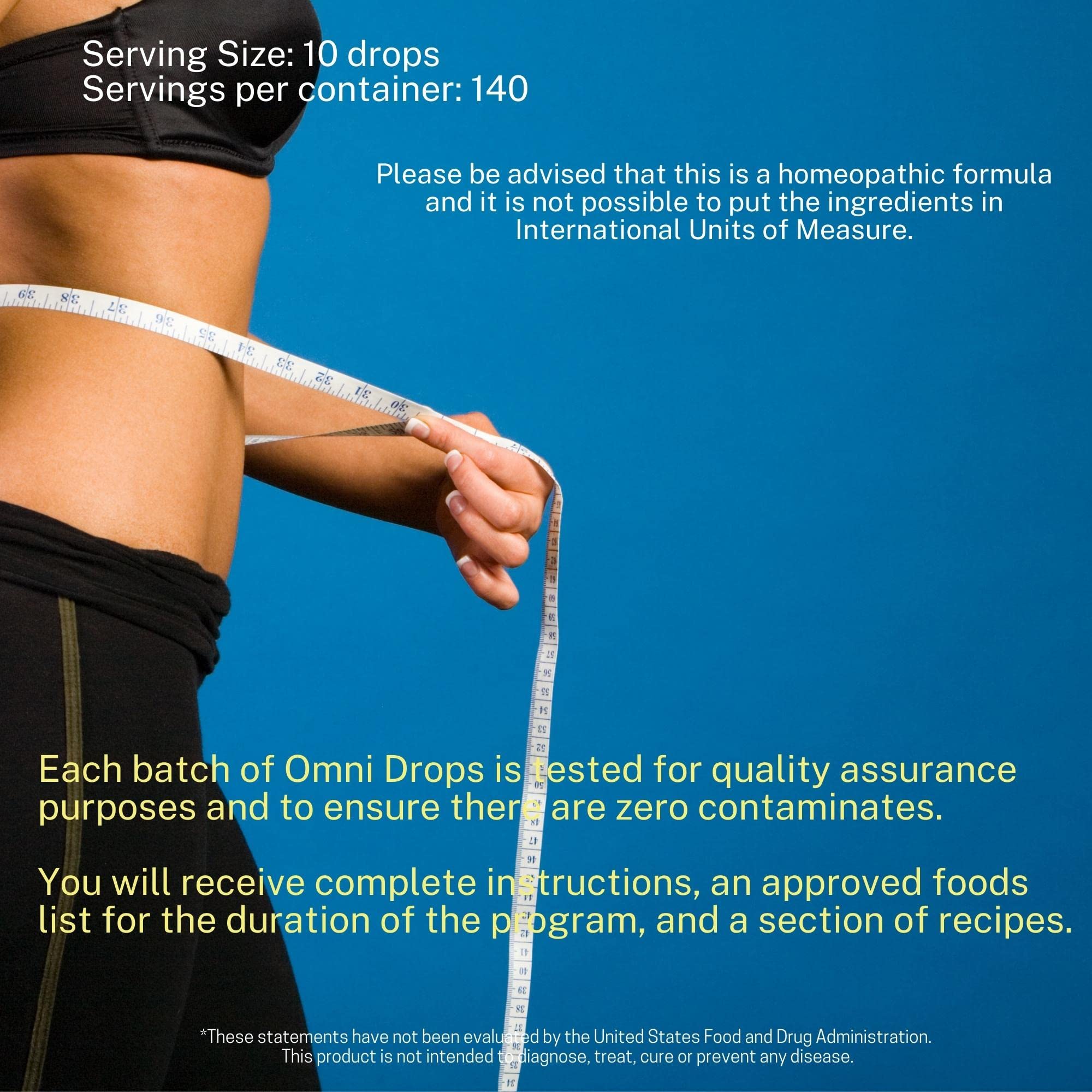 Omni Drop Weight Loss Bundle - 3-Piece Starter Kit with Vitamin B12 Diet Drops (4oz), Glucosamine IV Support & Nighttime Appetite Control | Complete Program Guide Included | Perfect for Home Weight Management & Wellness Routine