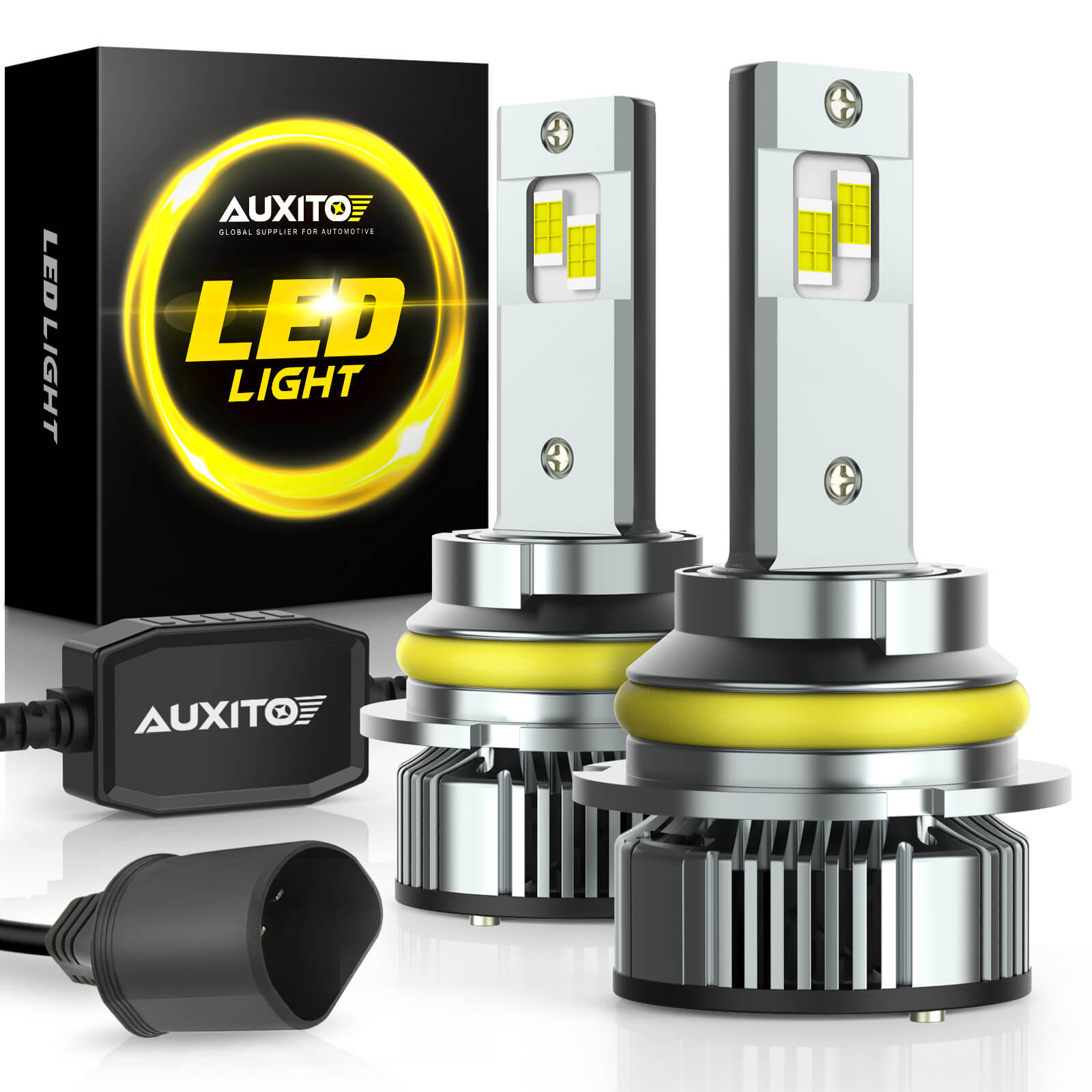 Brightest HB5/9007 LED Headlight Bulbs 120W 24000 Lumens 6500K Cool White - High Performance for Cars, Trucks, SUVs - Perfect for Night Driving & Foggy Conditions