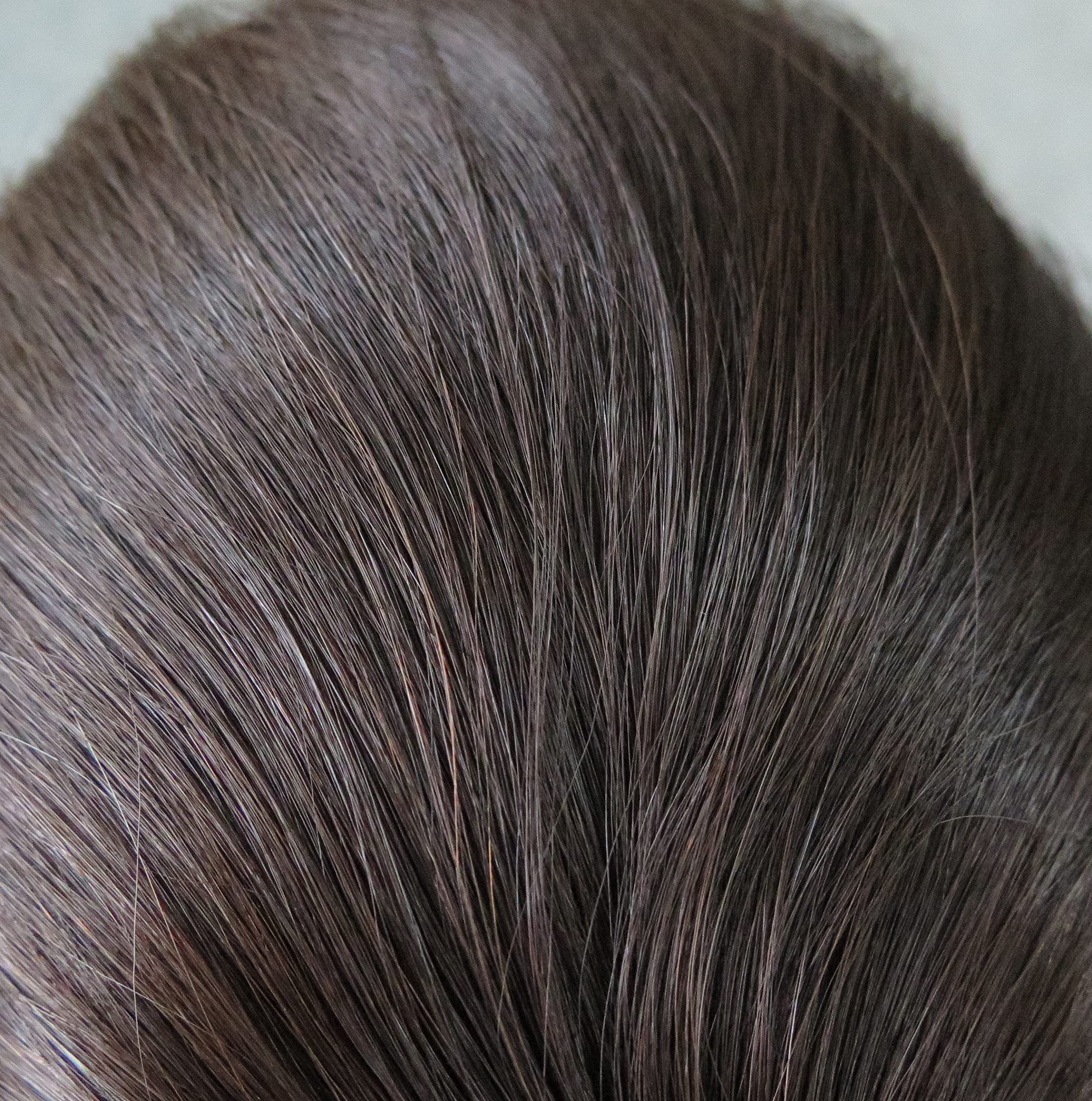 #1B European Virgin Human Hair Toupee for Men - Thin Skin Injection Replacement System | Natural Looking Real Wigs & Hair Units for Daily Wear & Special Occasions
