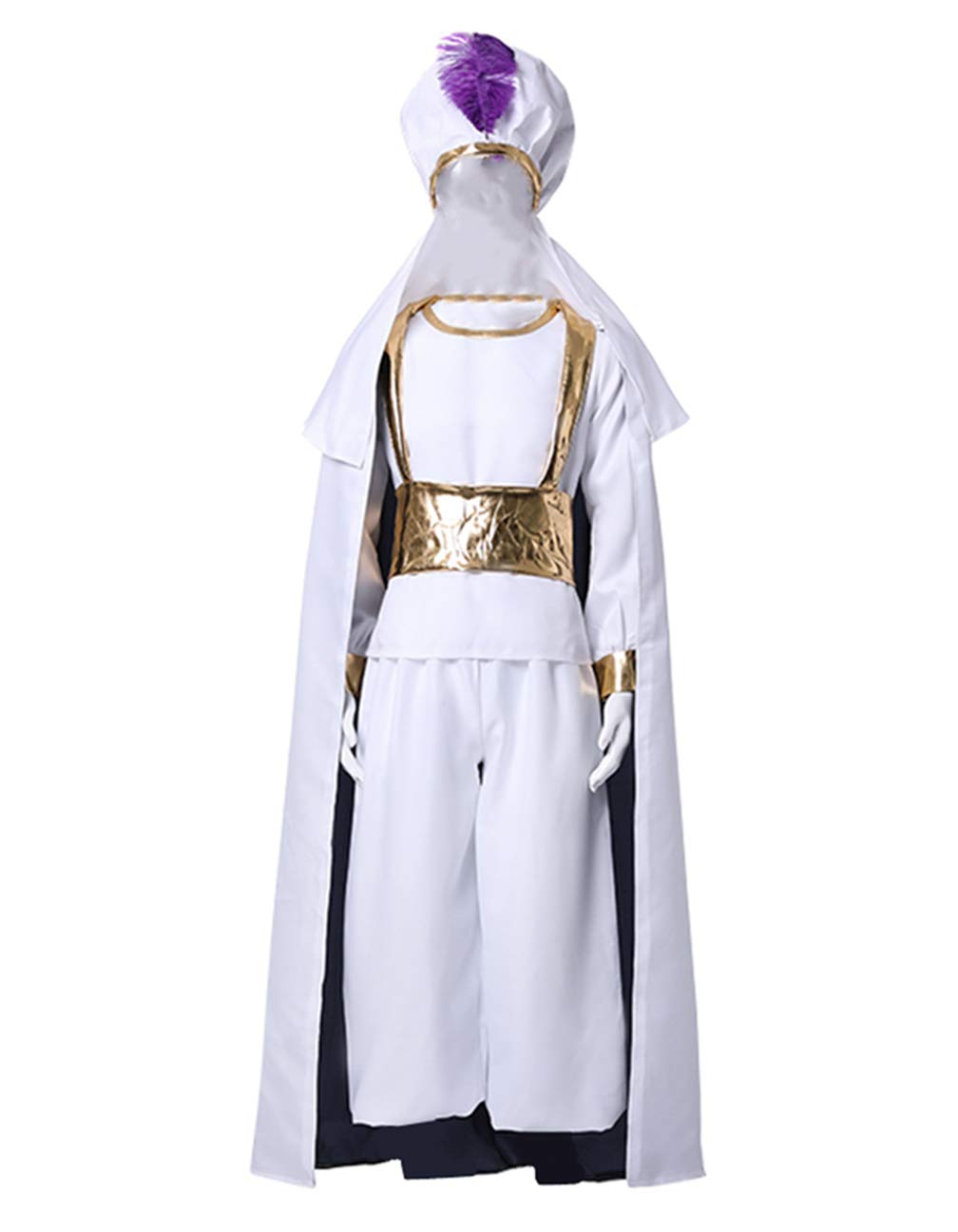 Arab Prince Jafar Villain Cosplay Costume for Adults - Full Set Halloween Outfit | Disney Aladdin Inspired Costume for Cosplay, Halloween Parties & Themed Events