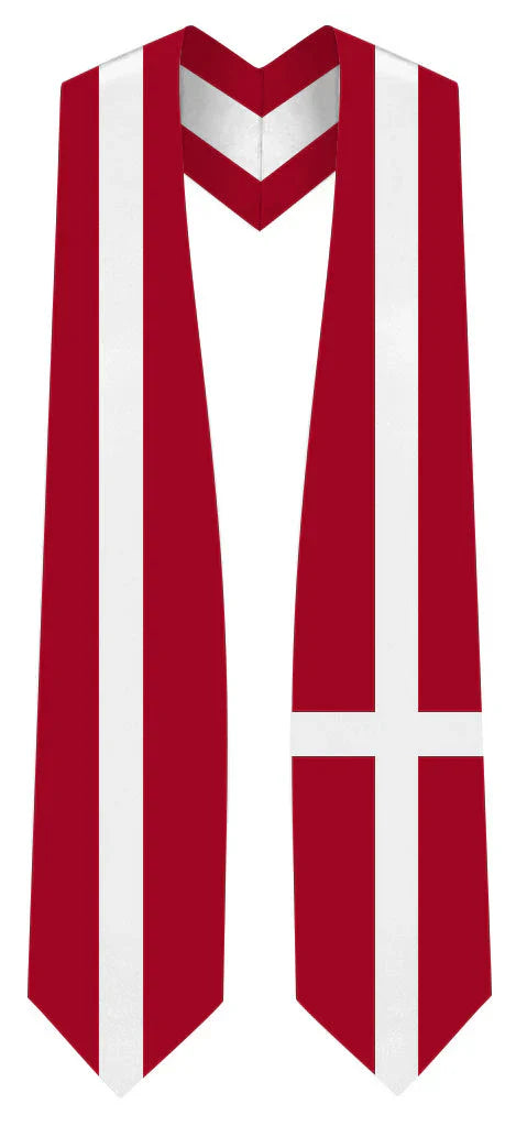 International Flag Graduation Stole - Multicolor Sash for Graduation Ceremony - Perfect for High School & College Commencement