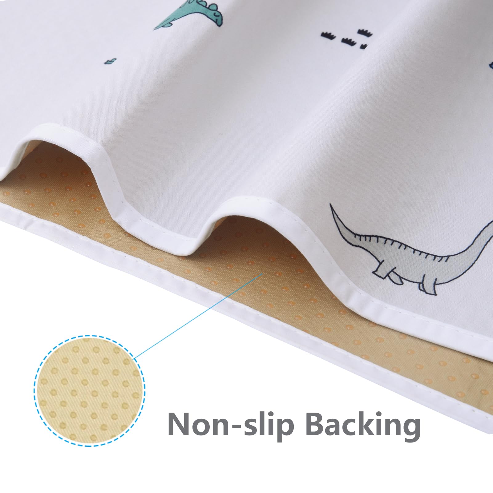 WOMUMON Reusable Splat Mat - Waterproof, Anti-Slip for High Chair & Crafts | Portable Play Mat & Table Cover for Kids' Meals & Art Activities