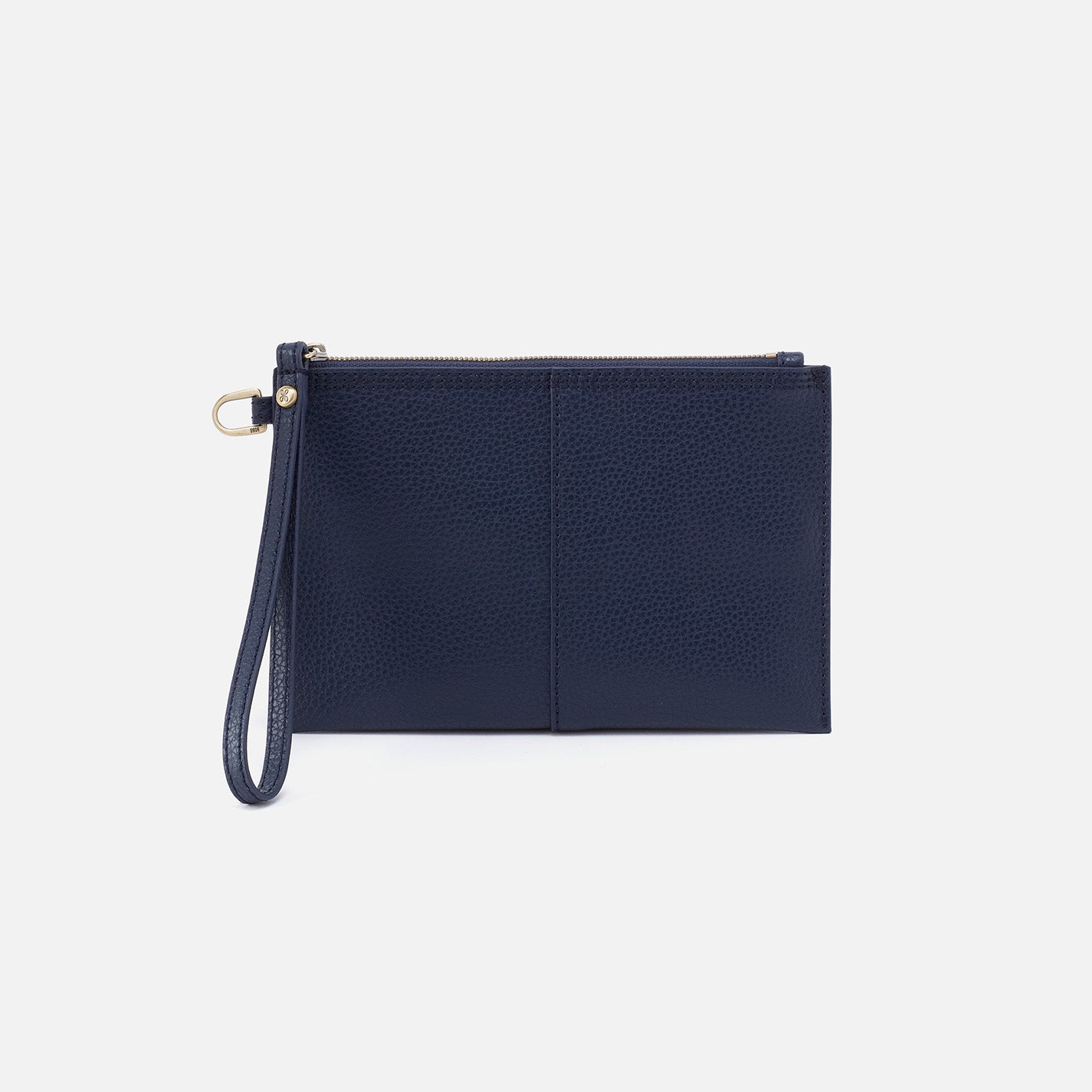 Vida Small Pouch in Micro Pebbled Leather - Mood Indigo | Compact Leather Wallet for Women | Perfect for Everyday Essentials, Travel & Gifts