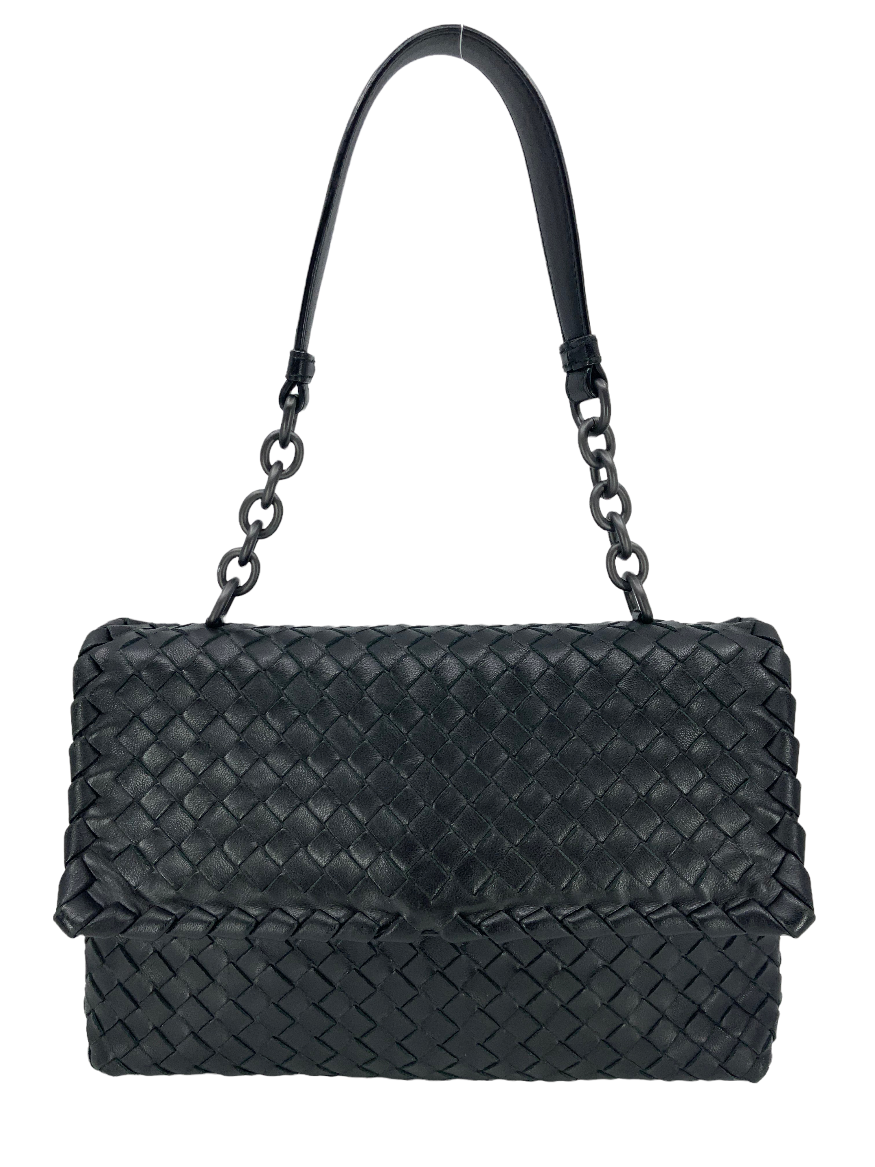 Premium Nappa Intrecciato Leather Small Olimpia Shoulder Bag for Women - Elegant Crossbody Purse with Adjustable Strap, Perfect for Work, Travel & Evening Out