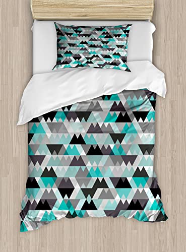 Turquoise Grey Black