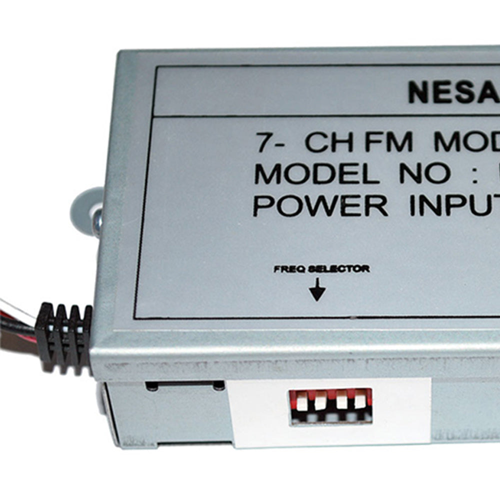NESA NFM 7T Wireless Digital 7 Channel FM Transmitter for Car, Home, and Outdoor Audio Broadcasting - Perfect for DJs, Events, and Personal Use