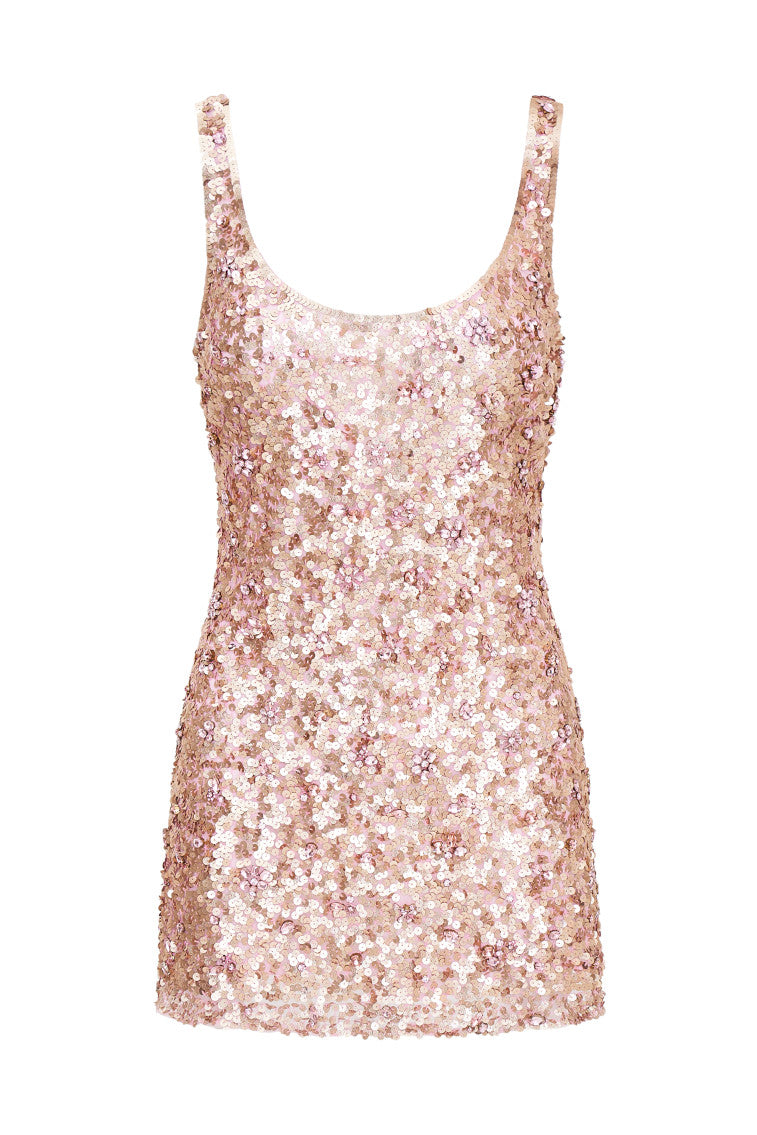 Dorrina Sequined Mini Dress for Women - Sparkly Party Dress for Night Out, Club, Cocktail, Holiday & Special Occasions