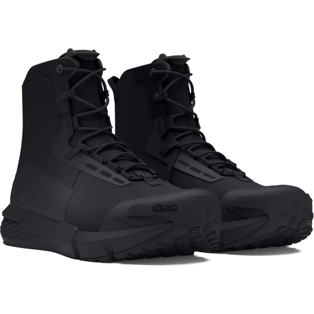 Under Armour Men's Charged Valsetz Tactical Boots - Military Grade Lightweight Hiking Shoes for Outdoor, Hunting & Work - Durable Combat Boots with Ankle Support