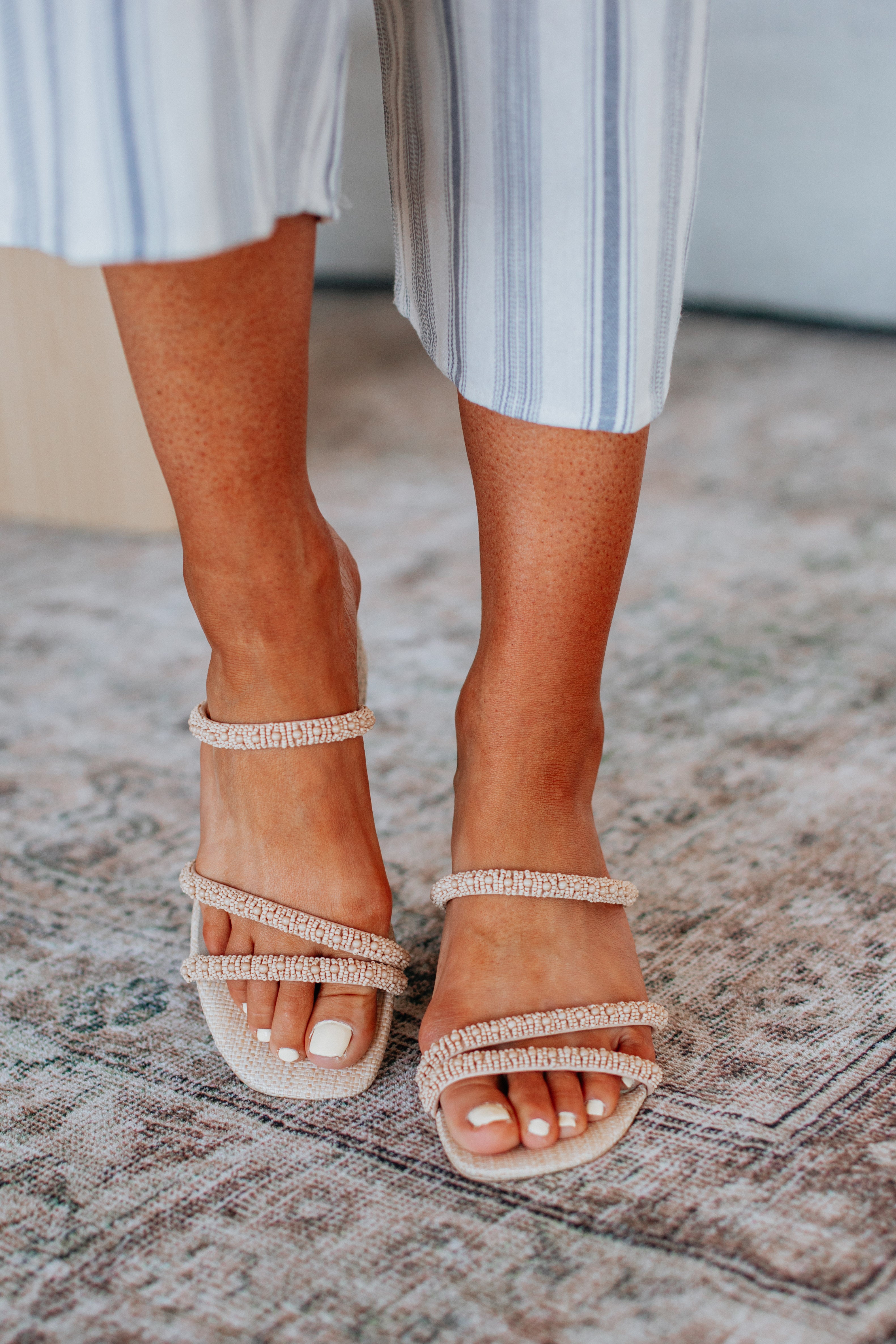 Trendy Women's Natural Heels - Comfortable & Stylish for Parties, Weddings & Night Out