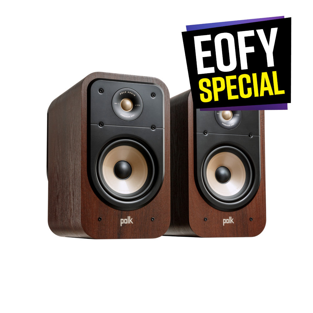 Polk Audio Signature Elite ES20 High-Performance Bookshelf Speakers - Premium Sound for Home Theater, Music & Gaming - Perfect for Living Room, Office & Studio Setup