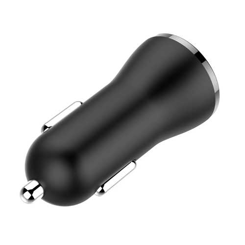 Dual USB Car Charger 2.4A Fast Charger - Compatible with iPhone, Samsung, Huawei, Xiaomi, iPad - Perfect for Road Trips & Daily Commuting