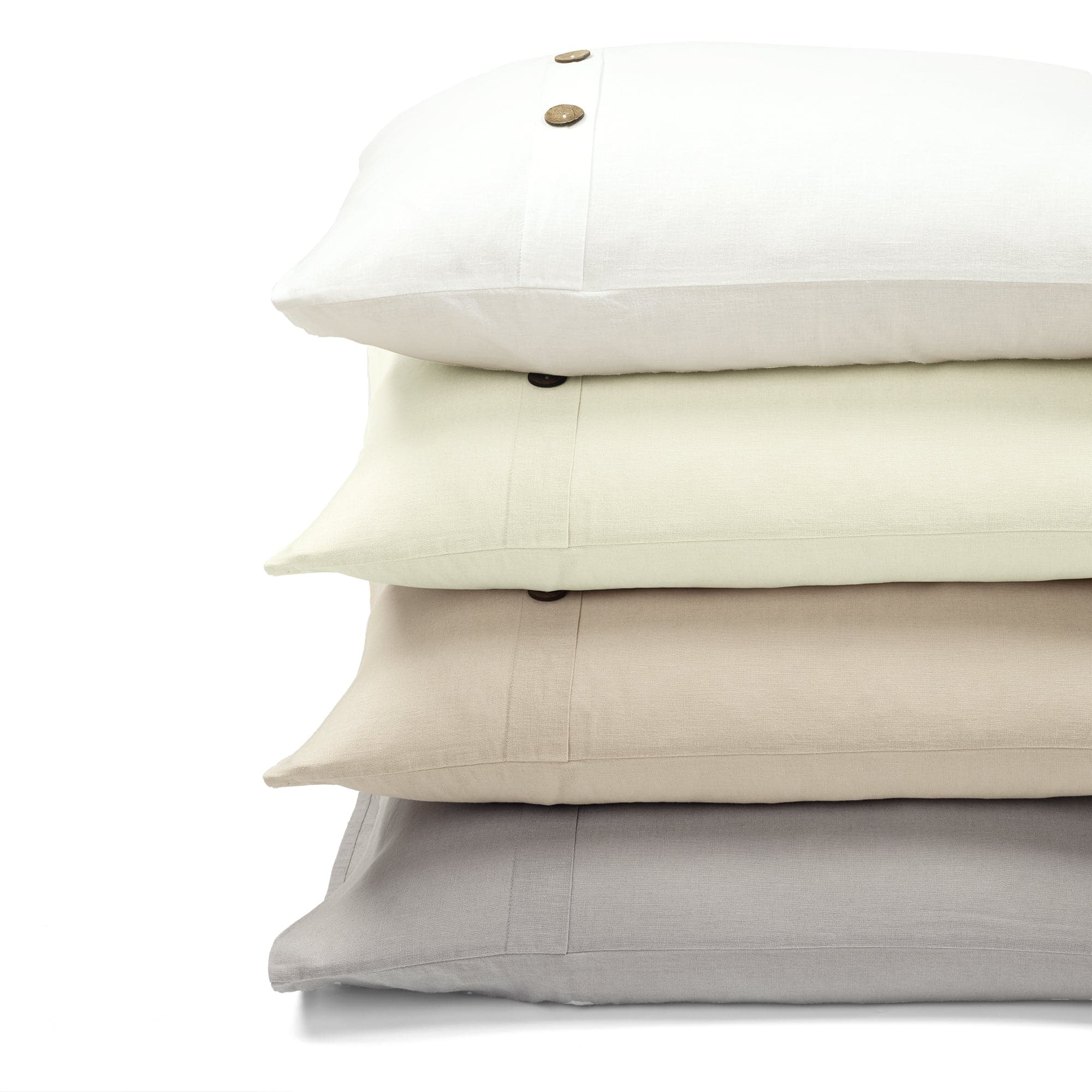 Premium Belgian Flax Linen & Cotton Blend Duvet Cover Set - 3 Piece Luxury Bedding Set for Queen/King Size Beds - Breathable & Soft for All-Season Comfort - Perfect for Master Bedroom, Guest Room & Airbnb Stays