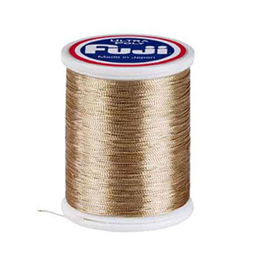 Fuji Ultra Poly Metallic Thread - Premium Sewing Thread for Quilting, Embroidery & Crafting - Ideal for DIY Projects, Fashion Design & Home Decor
