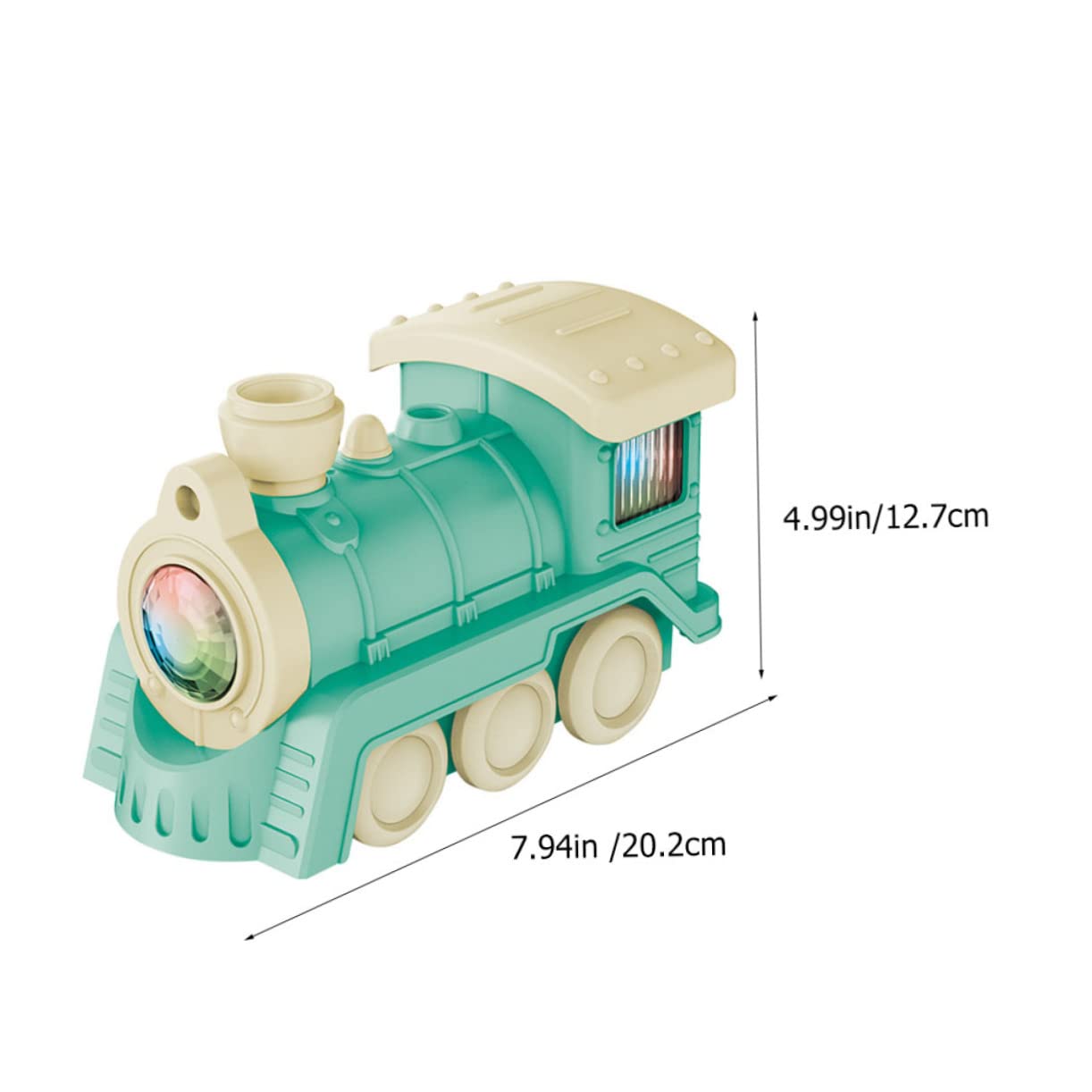 Toyvian 2-Piece Electric Train Set with Spray Function - Miniature Toy Train for Kids, Realistic Simulation Model Vehicle - Perfect for Birthday Gifts & Playroom Decor