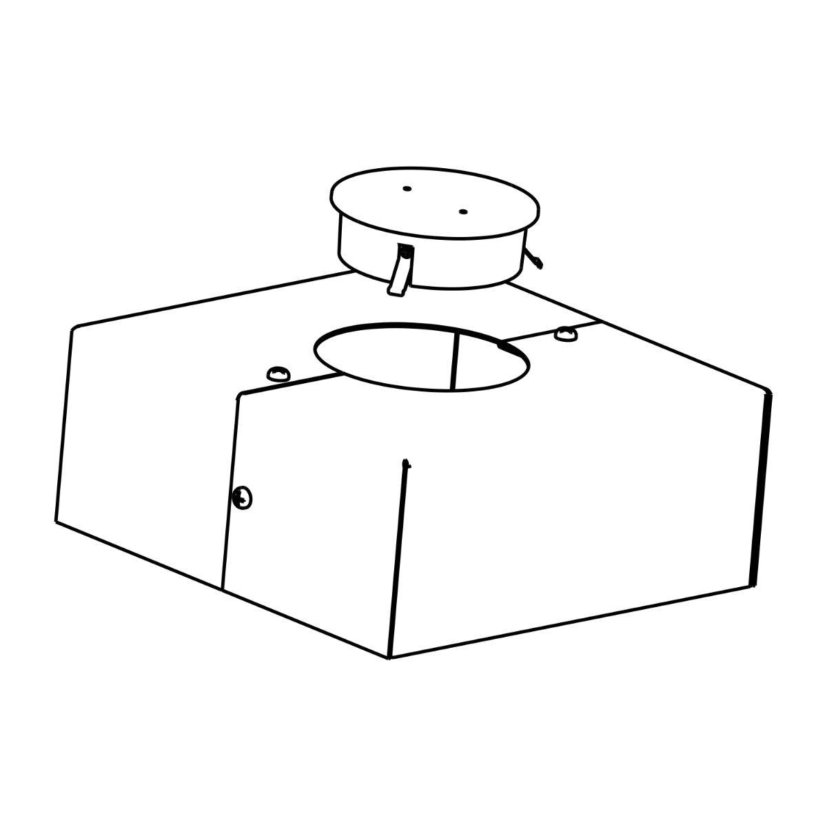 5-Pack Square Pole Base Cover and Cap Kit - Durable Outdoor Protection for Fence Posts, Mailboxes, and Signage