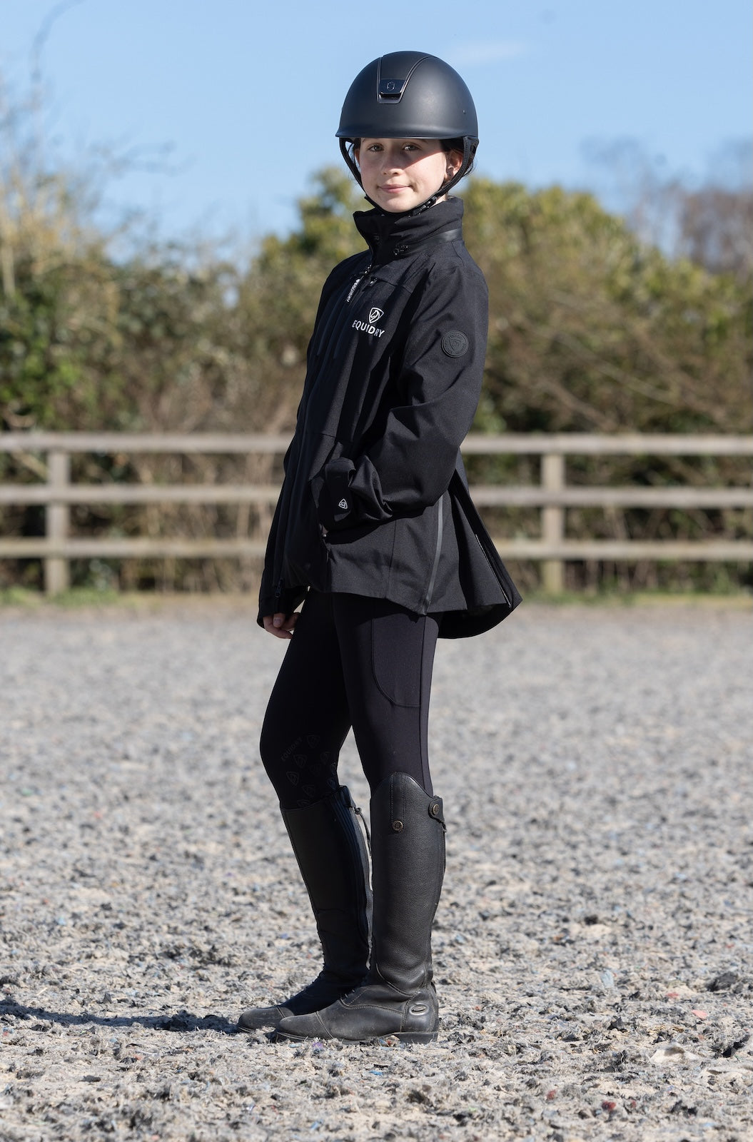 EQUIDRY Varsha Girls Black Dress - Stylish & Comfortable Outfit for School, Parties & Casual Wear