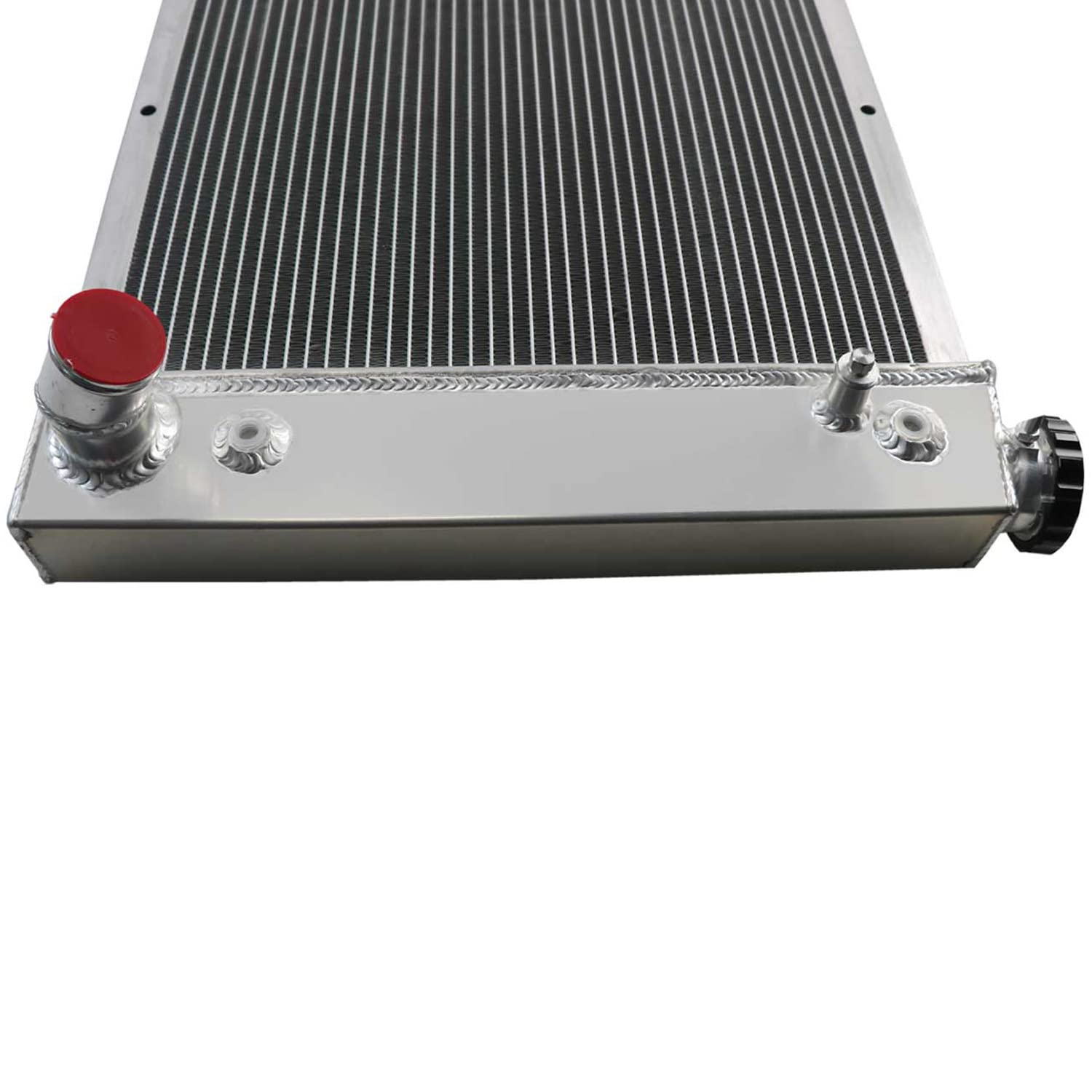 4 Row Aluminum Radiator for 1967-1972 Chevy GMC C/K Series C10 C20 C30 K10 K20 K25 Trucks - High Performance Cooling Solution for Blazer, Pickup, Suburban & Van - Perfect for Off-Roading, Towing & Hot Weather Driving