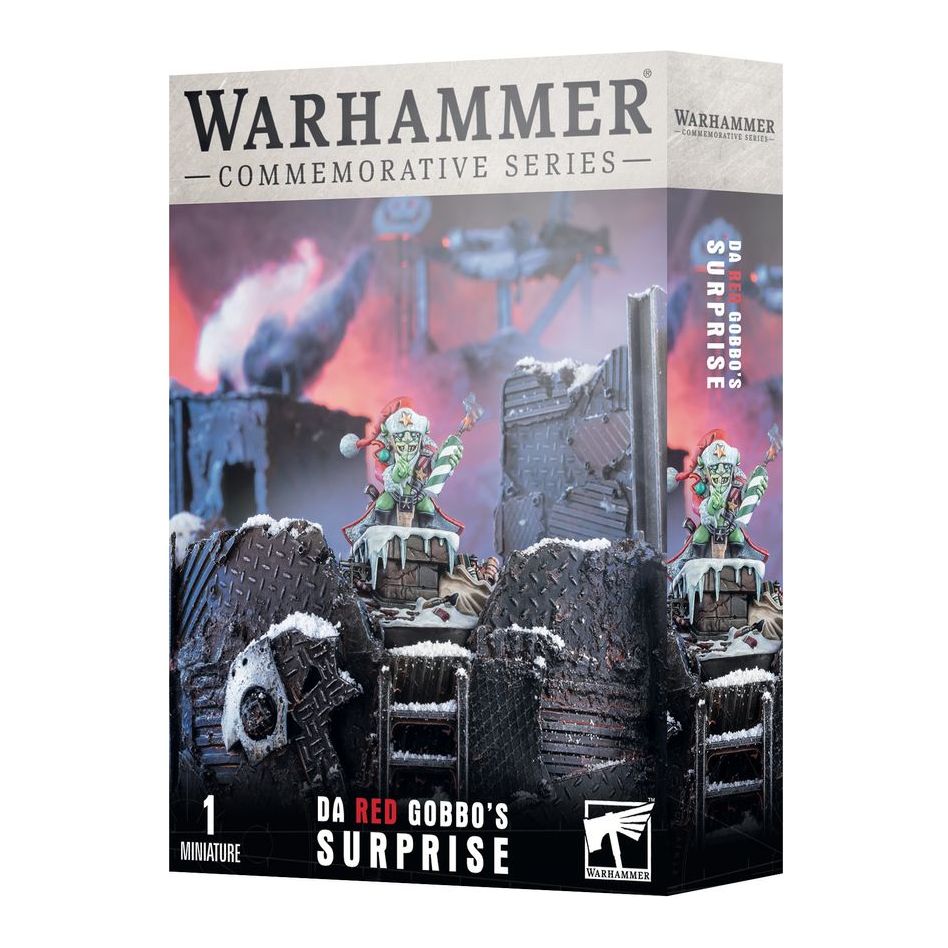 Da Red Gobbo's Surprise - Warhammer 40K Ork Miniature Figure for Tabletop Gaming & Collectors | Perfect for Wargaming Battles & Display