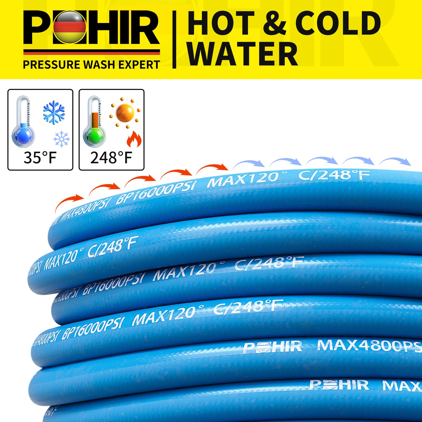 POHIR 100ft 3/8
