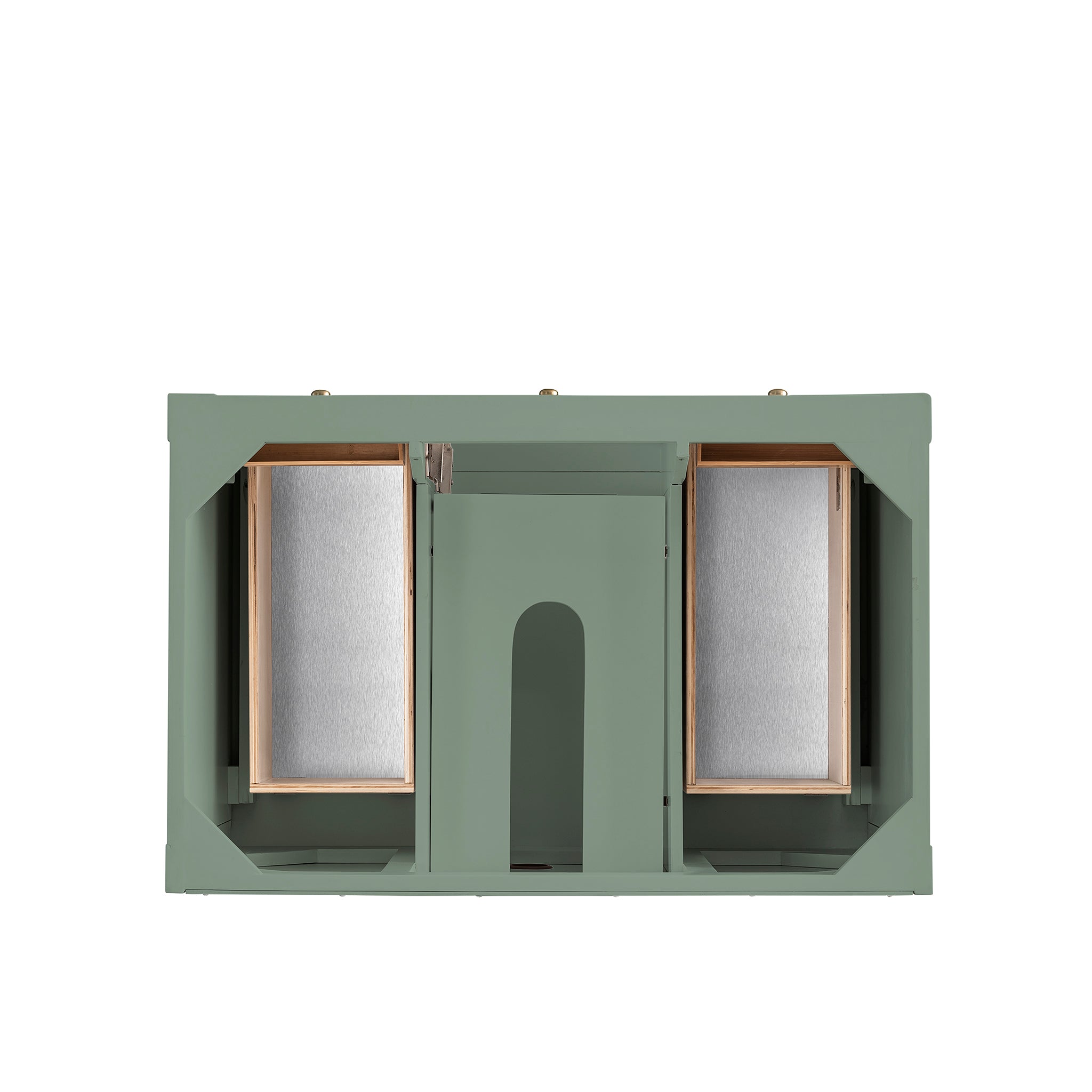 Breckenridge 36 Inch Single Bathroom Vanity in Smokey Celadon - Modern Farmhouse Style for Small Bathrooms & Powder Rooms