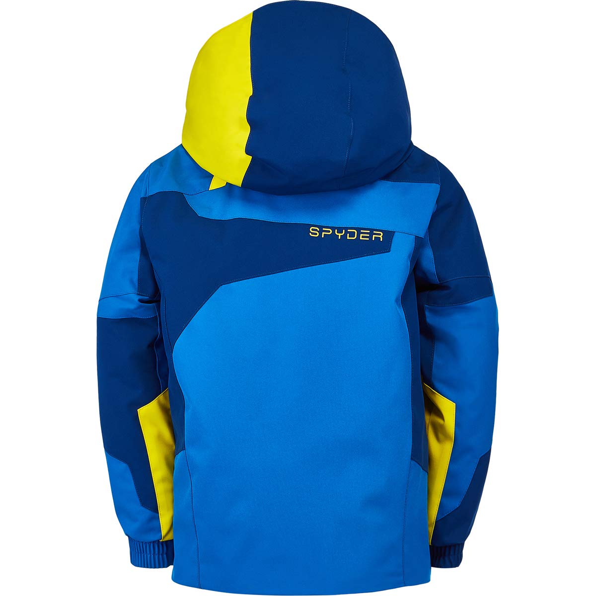 Spyder Kids Boys Mini Leader Jacket - Waterproof Winter Jacket for Toddler & Little Kids (Ages 4-6) | Old Glory/Abyss Color | Outdoor Snow Play, Skiing & Cold Weather Protection