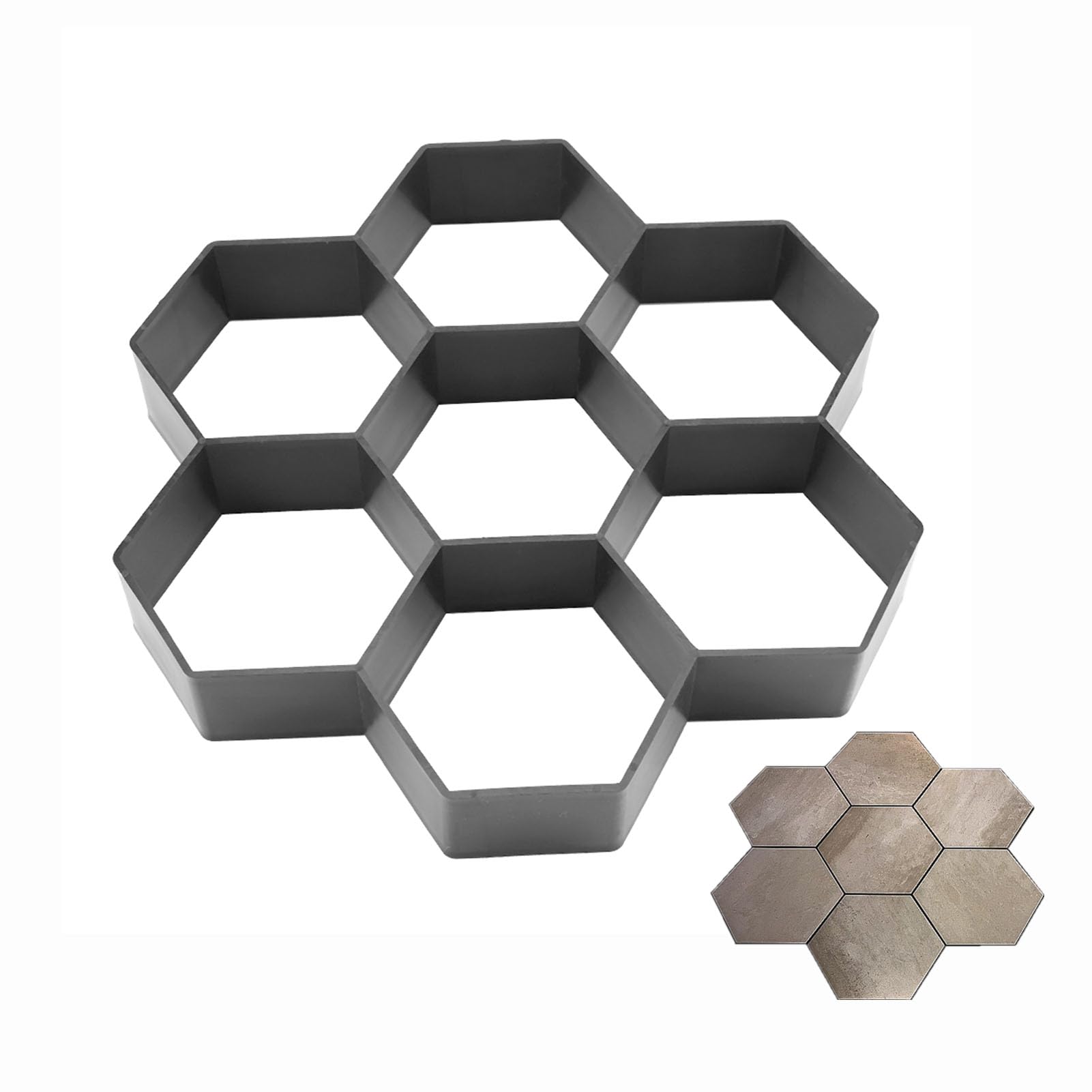 Reusable Concrete Stepping Stone Molds for DIY Walkway, Patio & Garden - Durable Cement Pavement Molds for Yard, Lawn & Pathway (Perfect for Outdoor Landscaping & Home Improvement Projects)