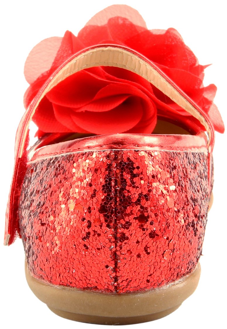 The Doll Maker Glitter Flat Shoes - Women's Fashion Glitter Ballet Flats for Parties, Weddings & Special Occasions