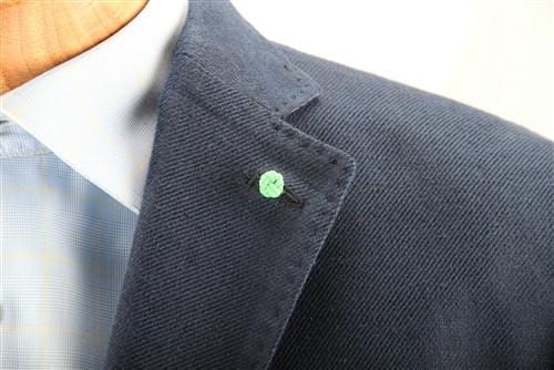 Royal Crown Lapel Pin - Avalon Green & Portsalon Red - Elegant Lapel Accessory for Suits, Weddings & Formal Events