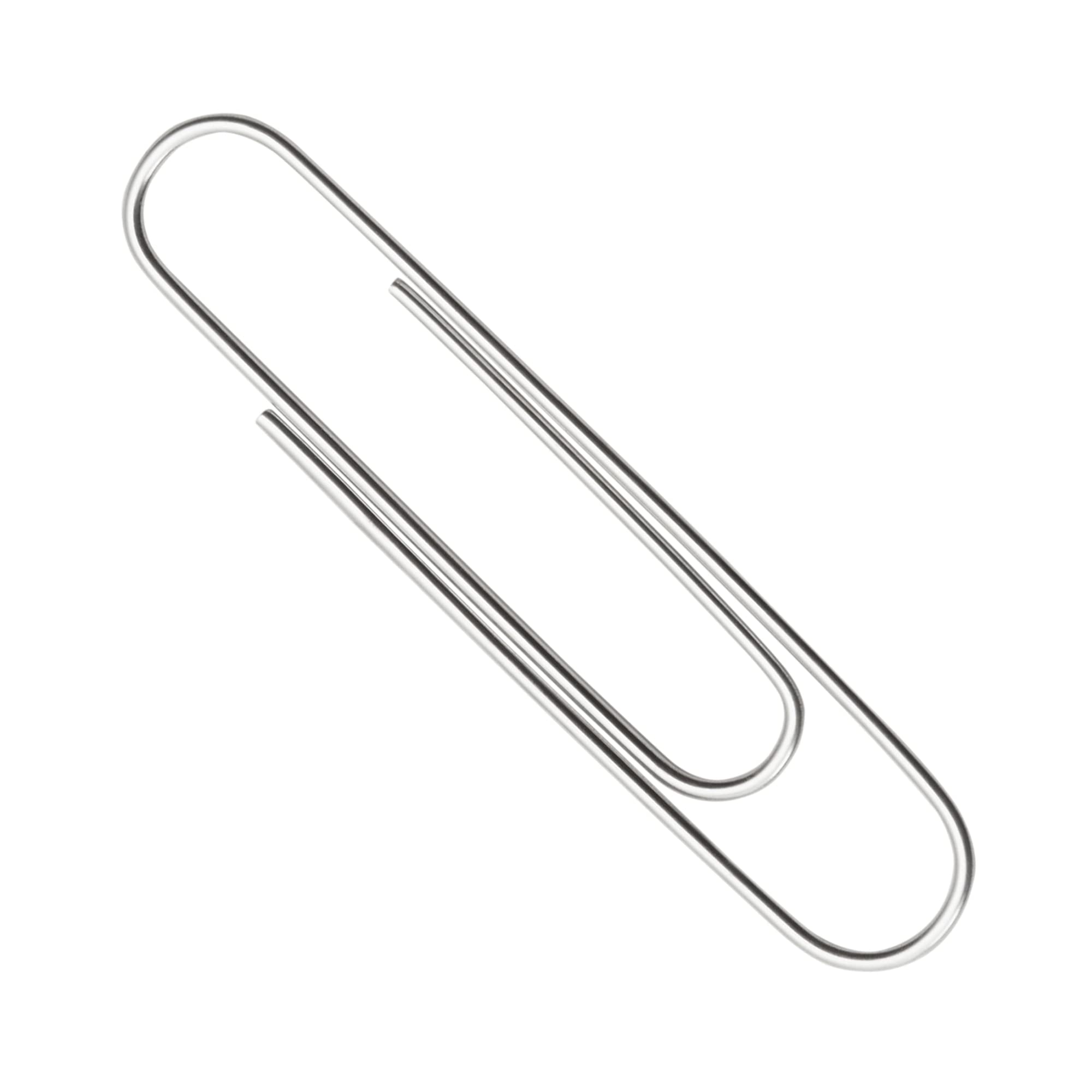 ACCO Jumbo Smooth Paper Clips - 100 Clips per Box (72580) - Perfect for Office, School & Home Organization