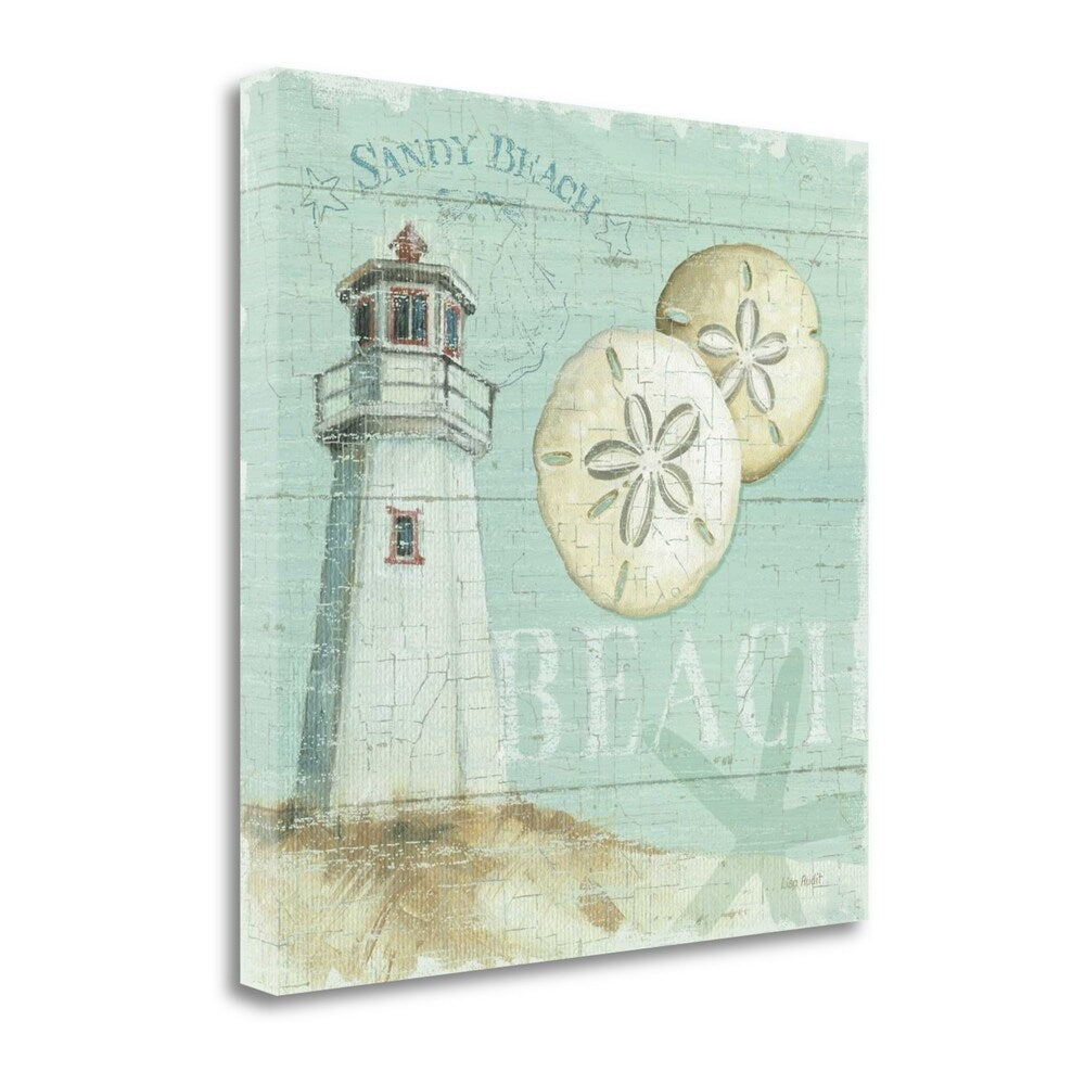 Beach House I By Lisa Audit - Premium Fine Art Giclee Print on Gallery Wrap Canvas, Ready to Hang Wall Decor - Perfect for Living Room, Bedroom & Beach House Decor