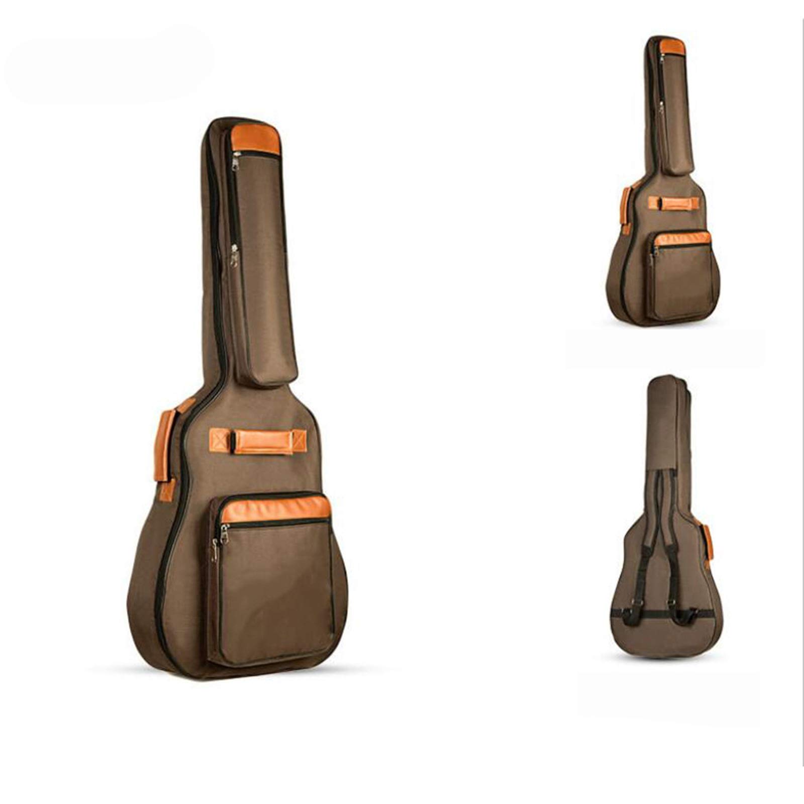 **Viinice Waterproof Padded Guitar Gig Bag – Durable Electric & Bass Guitar Case with Shoulder Strap – Ideal for Travel, Gigging & Storage (Brown)**