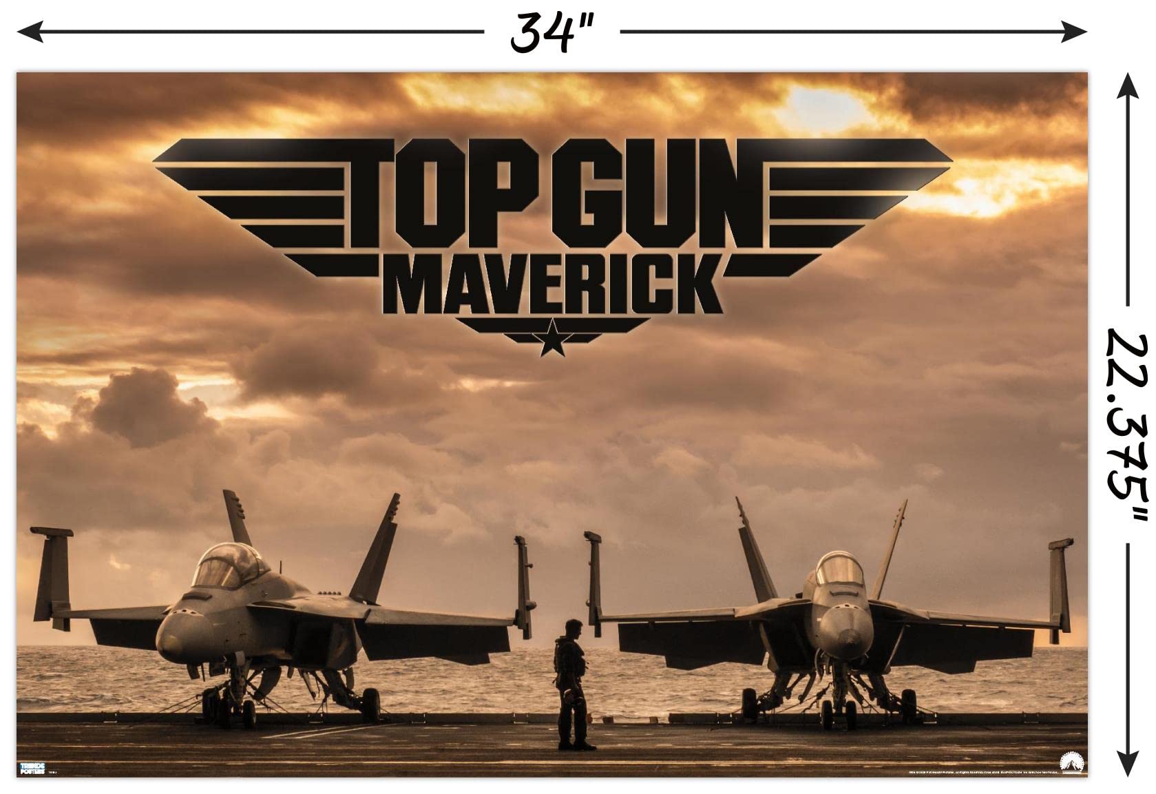 Top Gun: Maverick Movie Poster - 22.375