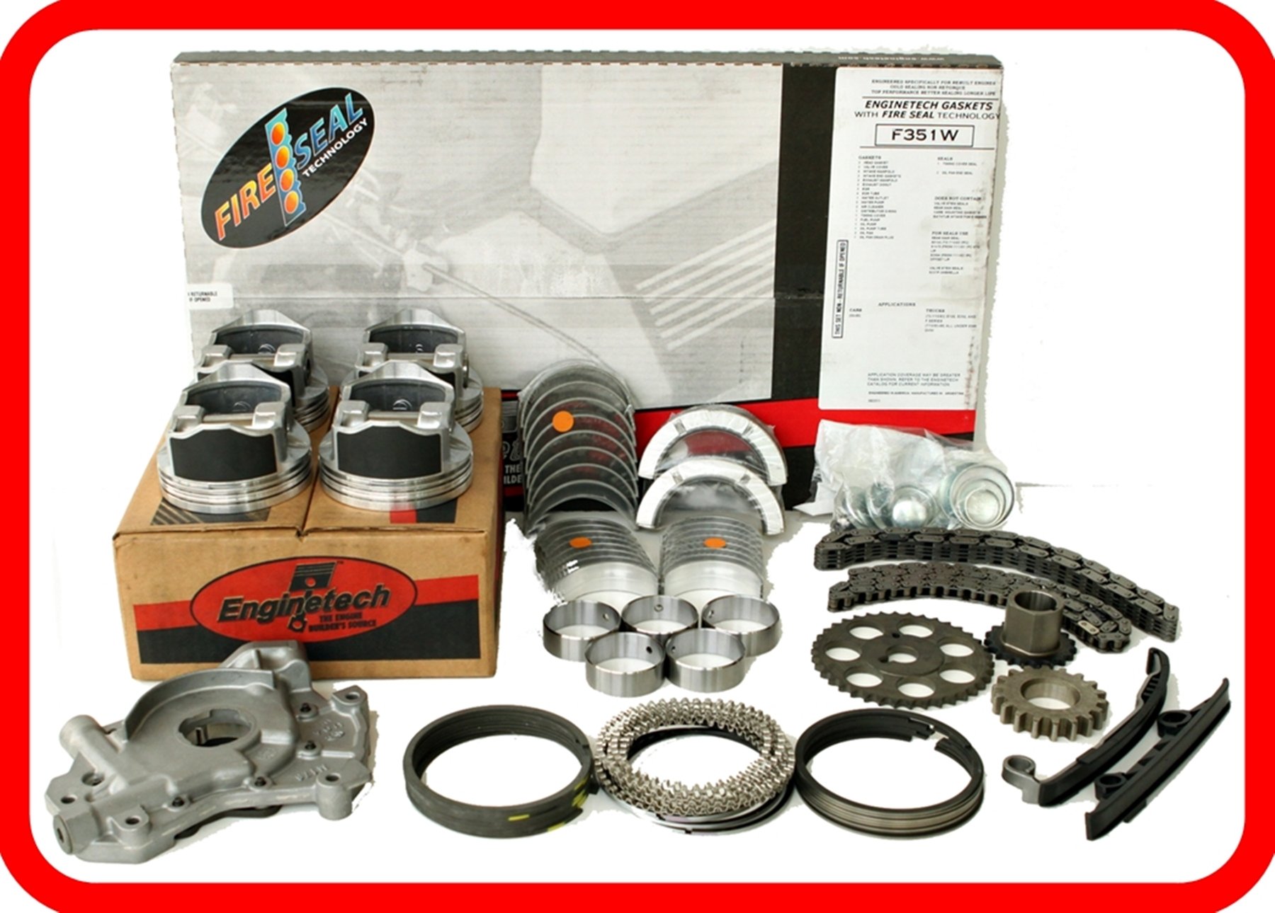 Jeep Engine Rebuild Kit - Compatible with 2010-2015 Jeep Patriot & Compass 2.0L DOHC L4 (122 CID) | Complete Overhaul Kit for Engine Restoration | Perfect for DIY Mechanics & Professional Auto Shops