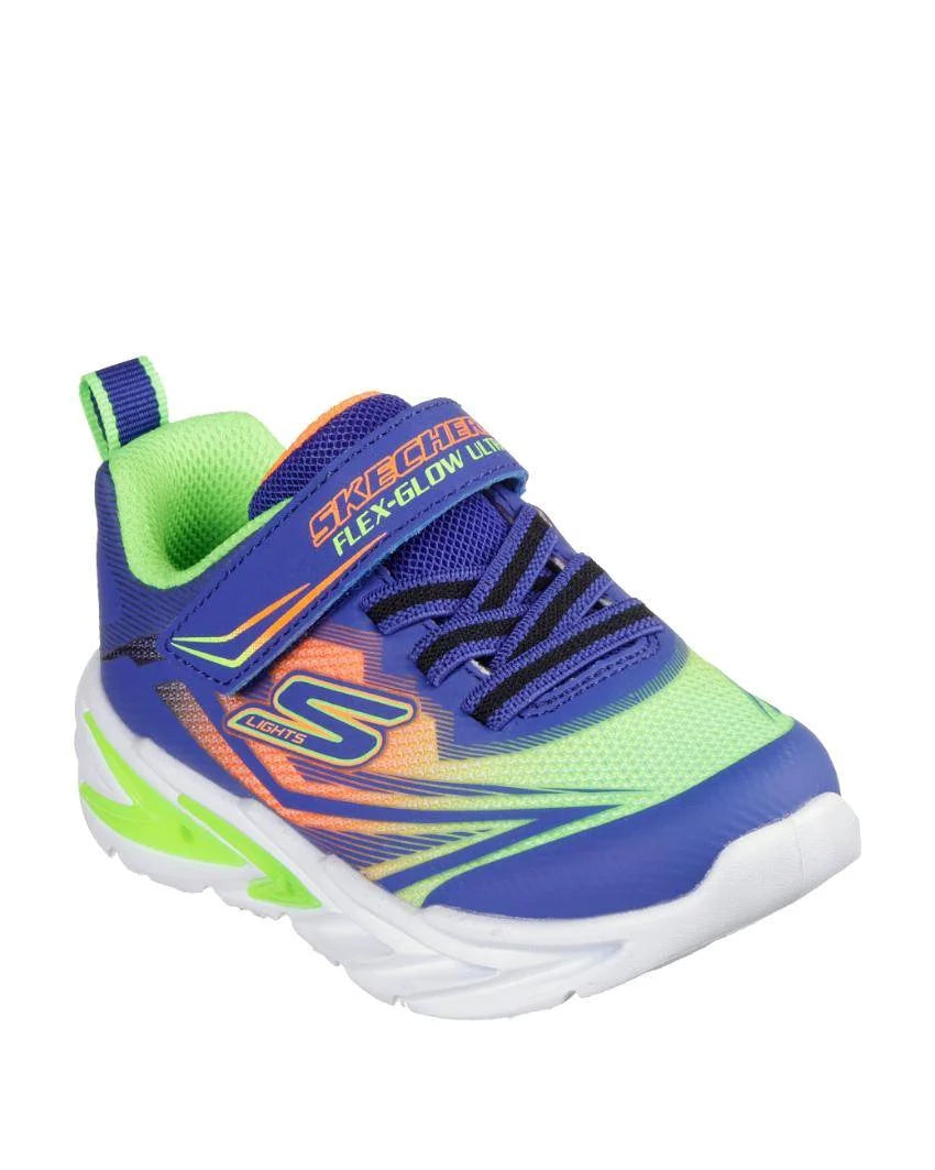 SKECHERS FLEX GLOW ULTRA Women's Running Shoes - Blue Multi Color | Lightweight Comfortable Sneakers for Walking, Jogging & Gym Workouts