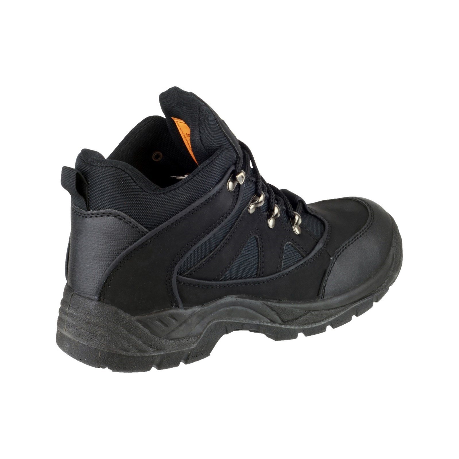 Men's FS151 Vegan-Friendly Safety Boots - Black, UK 13 (EU 48) - Slip-Resistant Work Shoes for Construction & Warehouse Safety