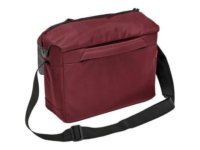 Manfrotto NX Messenger DSLR/CSC Camera Bag (Bordeaux) - Waterproof & Lightweight for Travel, Street Photography & Daily Use