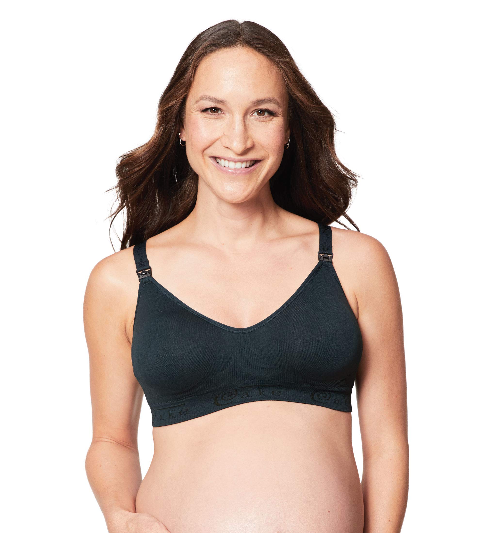 Cake Maternity Women's Seamless Nursing Bra with Removable Pads - Comfortable Contour Support for Pregnancy & Breastfeeding | Perfect for Work, Sleep and Everyday Wear