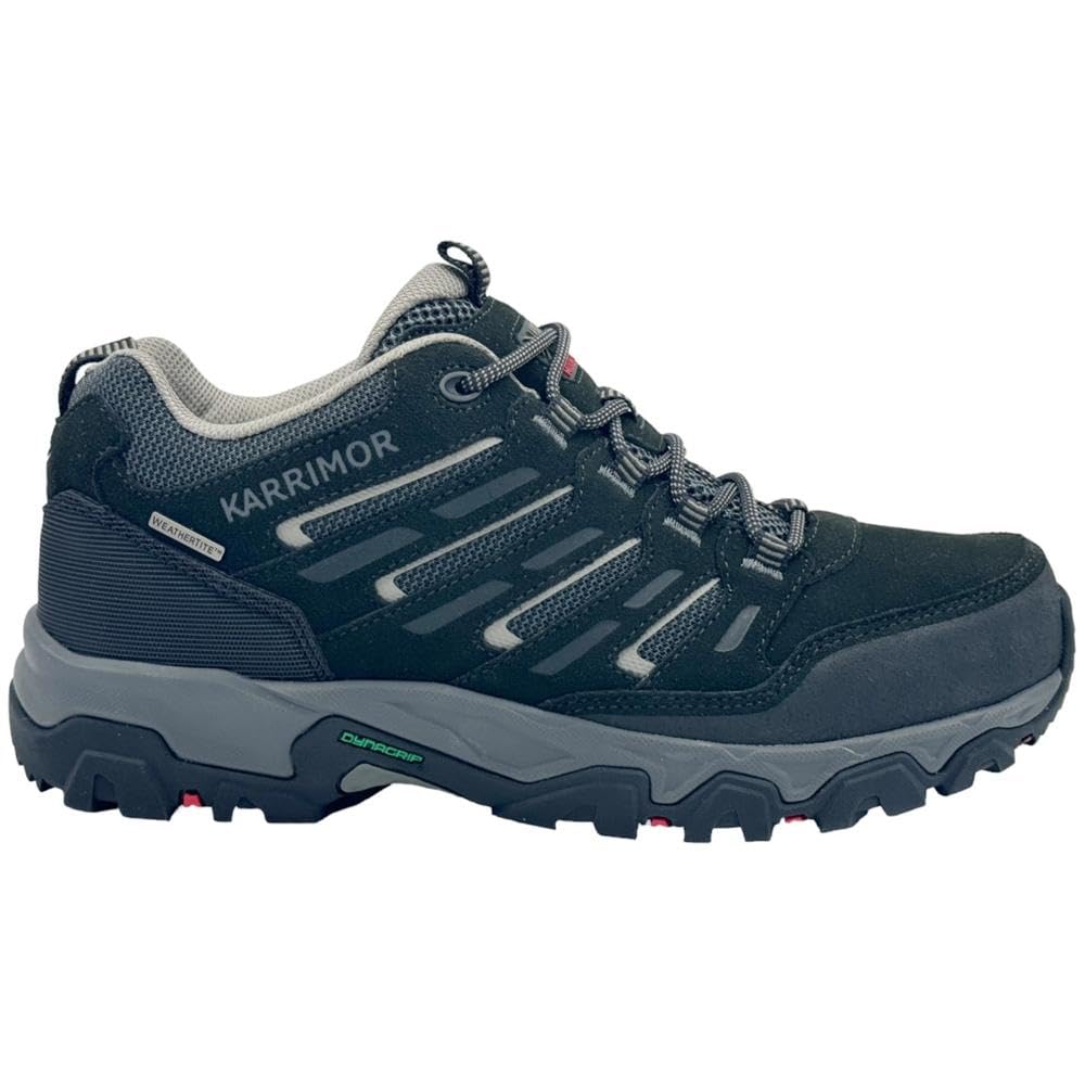 Karrimor Men's Mount Low Waterproof Hiking Shoes - Lightweight & Durable for Outdoor Adventures, Trail Walking & Camping