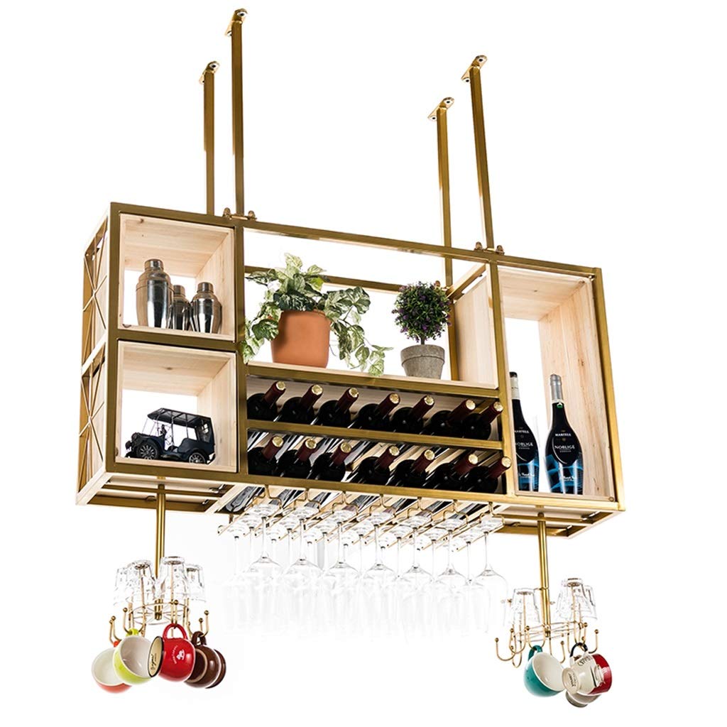 Wall-Mounted Wrought Iron Wine Rack - 6 Bottle Capacity, Rustic Home Bar Decor, Kitchen & Dining Room Wine Storage Solution | Perfect for Small Spaces & Gift Giving