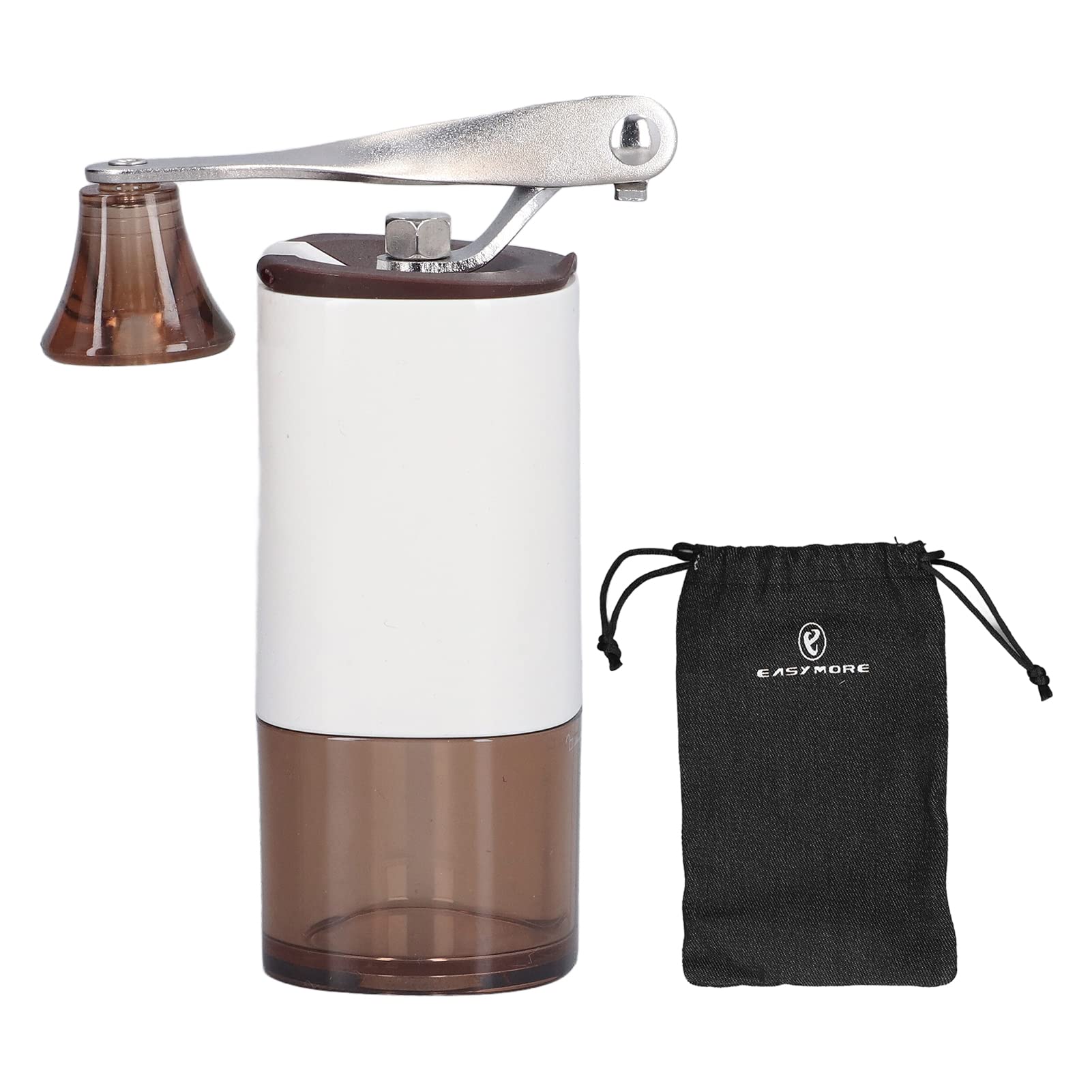 Premium Manual Coffee Grinder - 304 Stainless Steel Portable Hand Mill for Fresh Coffee Beans | Adjustable Burr Grinder for Espresso, French Press & Pour Over | Perfect for Home Kitchen, Camping & Travel