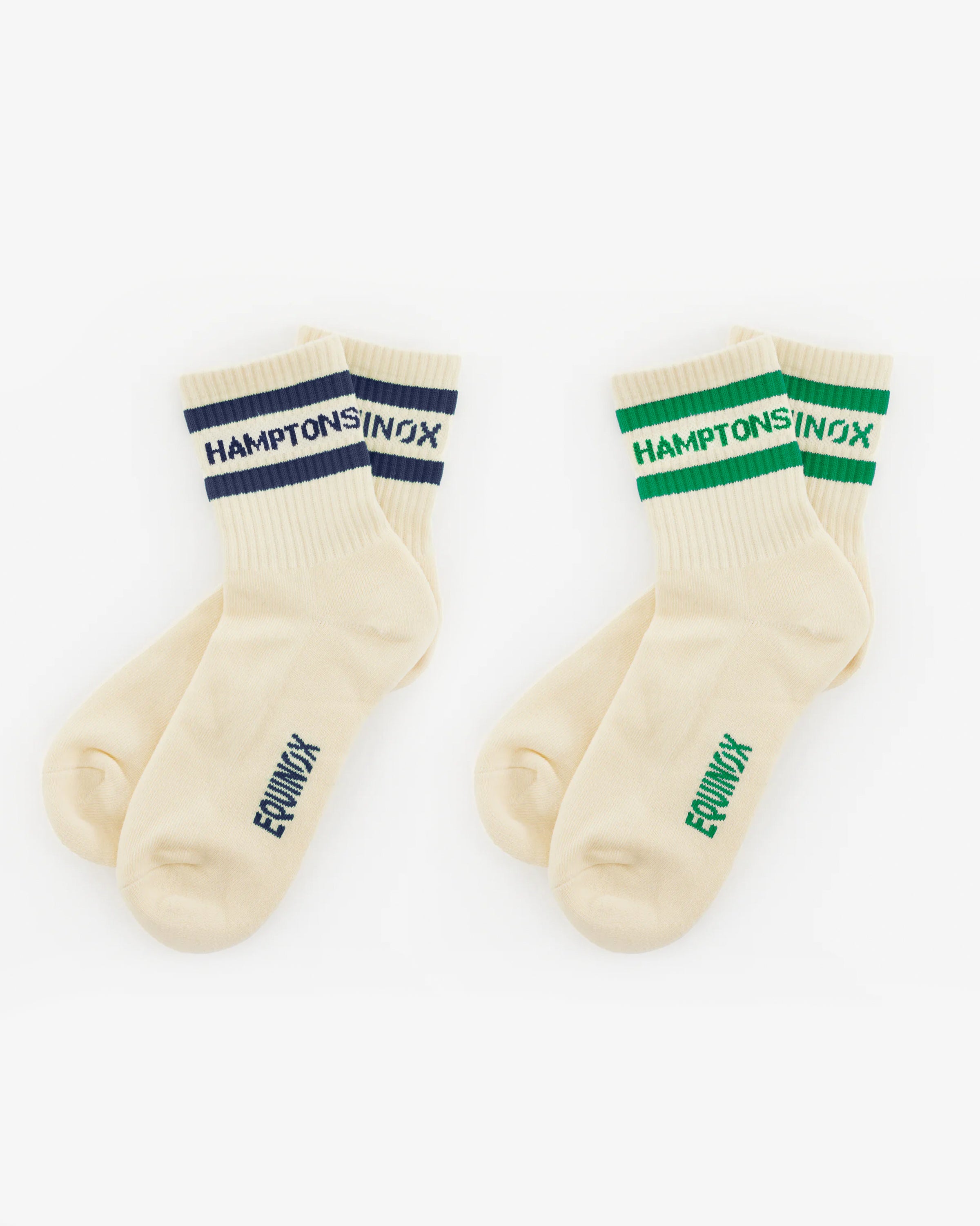 Equinox Hamptons 2 Pack Half Crew Socks for Men - Comfortable Athletic & Casual Socks for Running, Gym, Workout and Everyday Wear