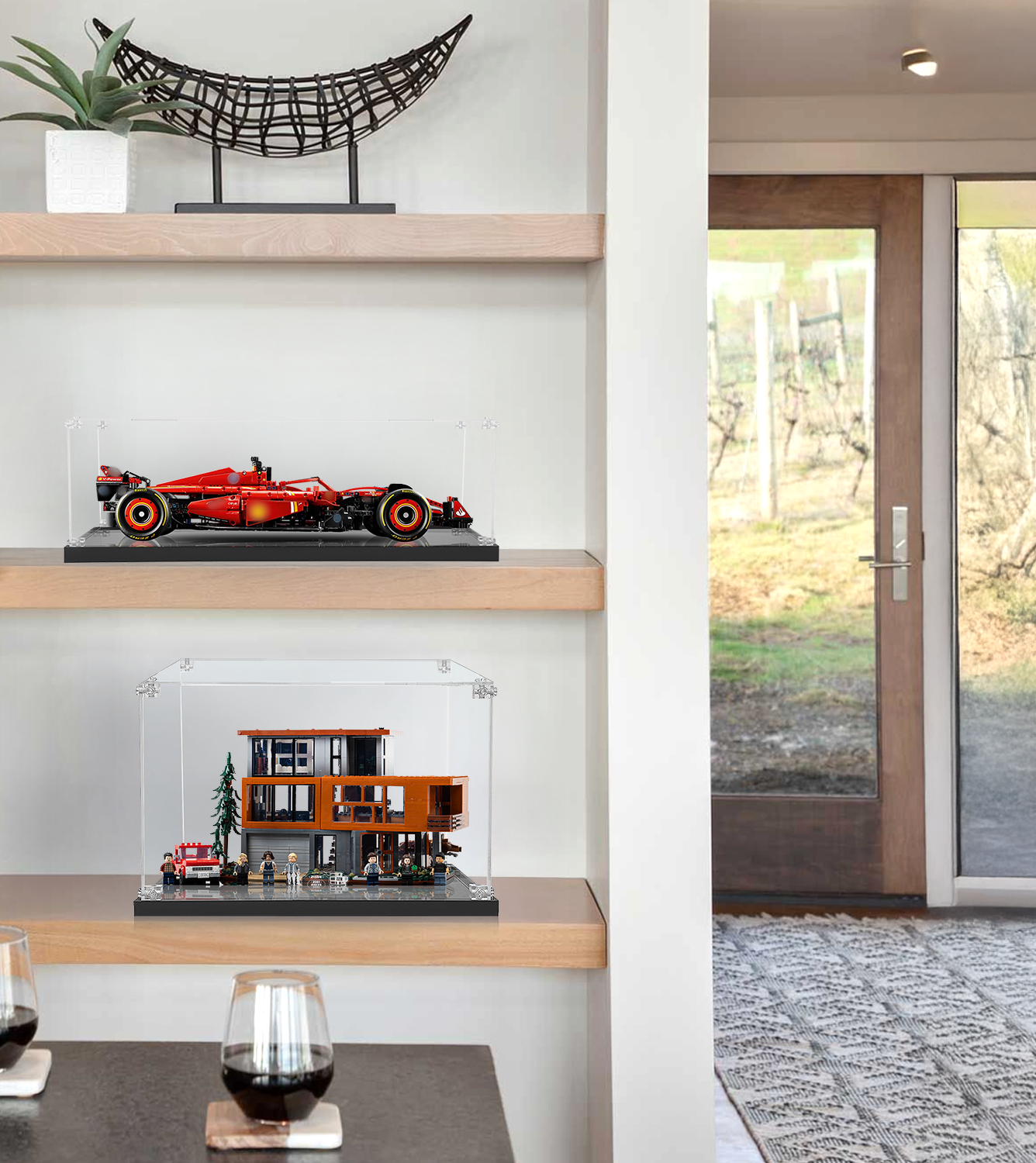 LEGO® Ideas Twilight The Cullen House 21354 Display Case - Premium Acrylic Protector for Collectible LEGO Sets - Perfect for Showcasing & Dust Protection in Home or Office Decor