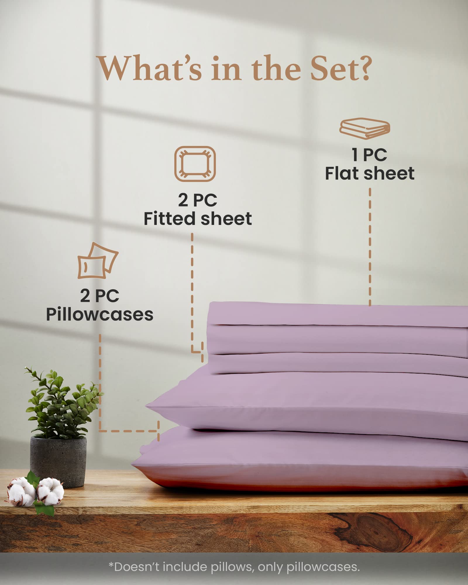 Luxury 1000 TC Egyptian Cotton Split King Sheet Set - 5 Piece 100% Cotton Sateen Sheets for Adjustable Beds (2 Fitted with 16