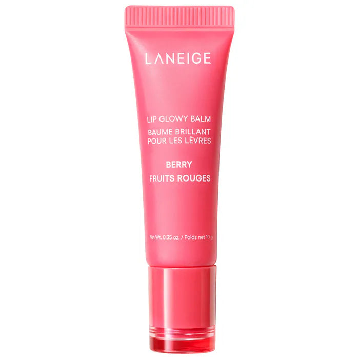 LANEIGE Lip Glowy Balm - Hydrating Lip Balm with Vitamin C for Soft, Plump Lips | Day & Night Moisturizing Lip Care for Dry, Chapped Lips | Perfect for Makeup Prep & Daily Hydration