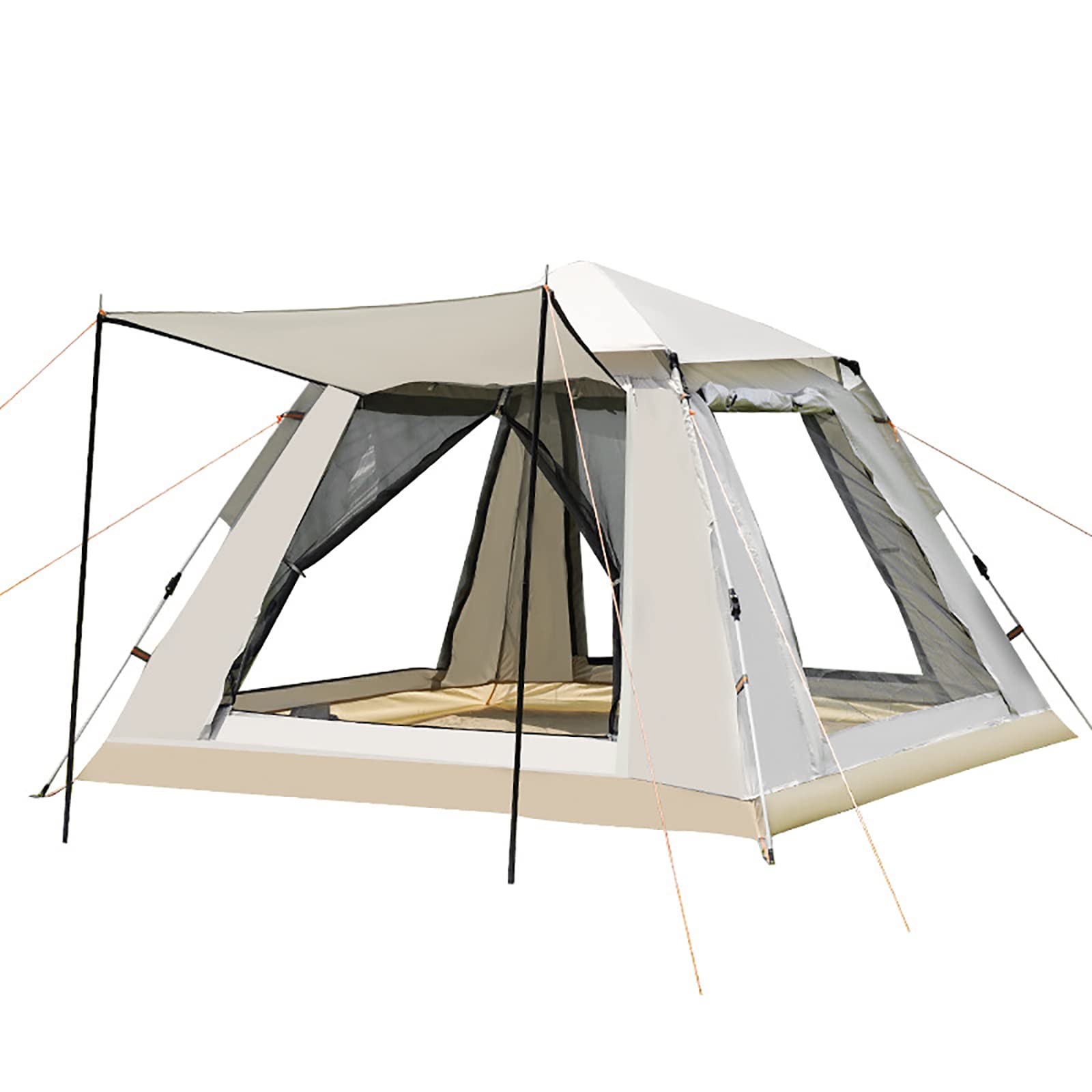 Windproof Camping Tent - 4 Season Waterproof Dome Tent for Family & Outdoor Adventures | Instant Pop Up Shelter for Camping, Hiking, Festivals & Backpacking | Lightweight Portable Tent with Rainfly & UV Protection